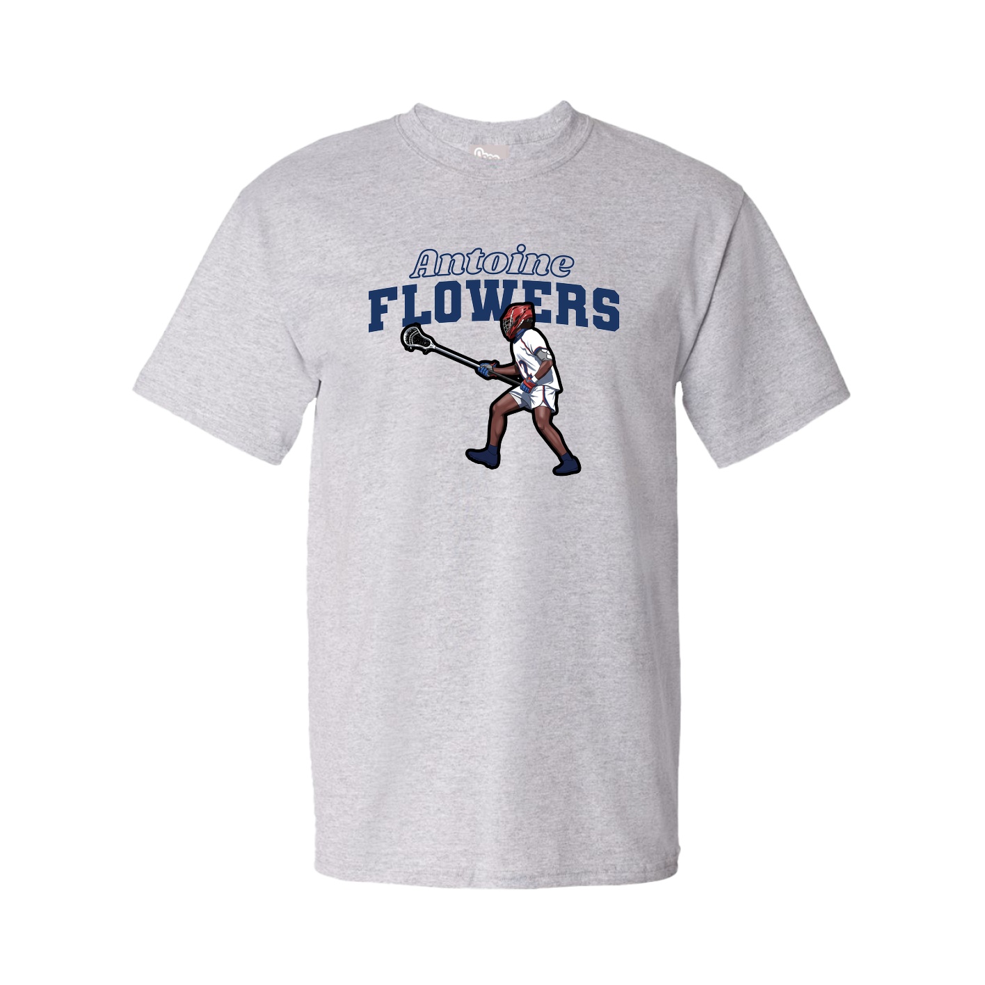 Youth Tee — Name Arch in Grey