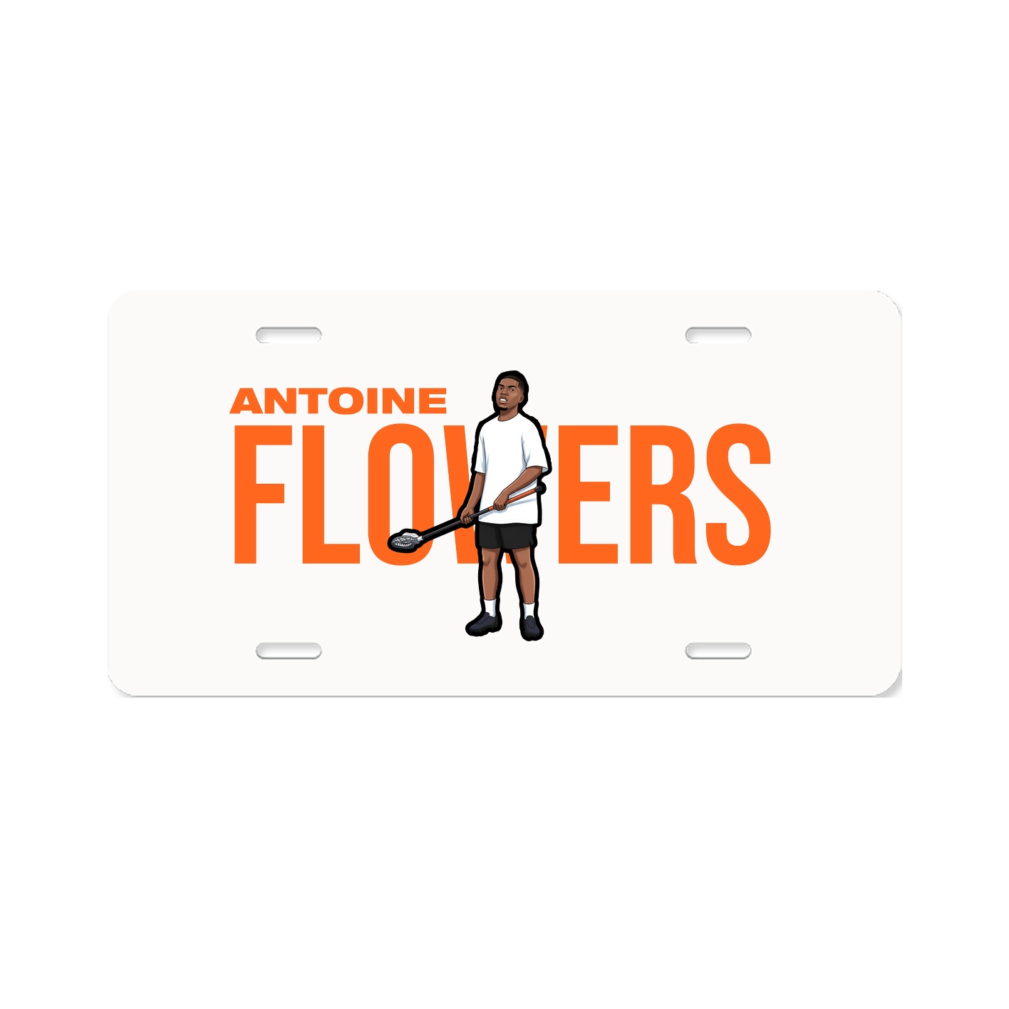 License Plate — Player Name in Classic