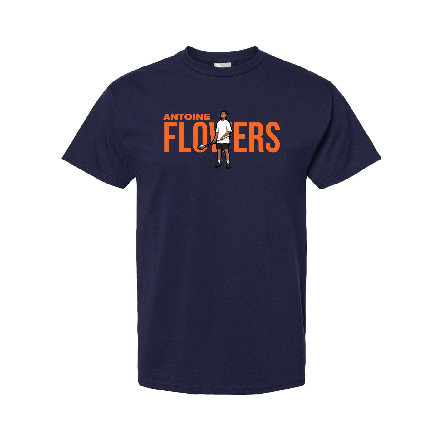 Tee — Player Name in Navy