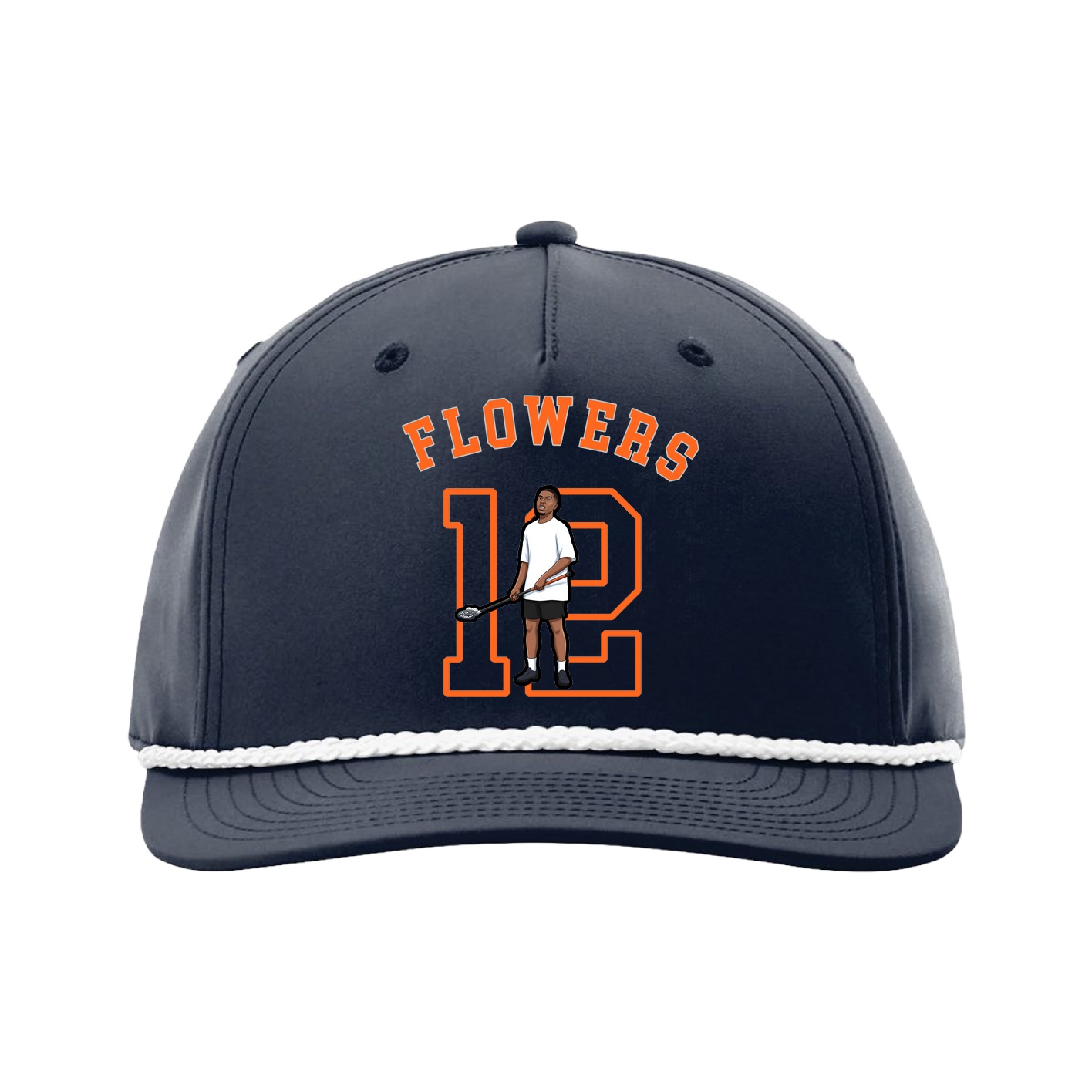 Five-Panel Classic Rope Cap — Shirsey Arch in Navy
