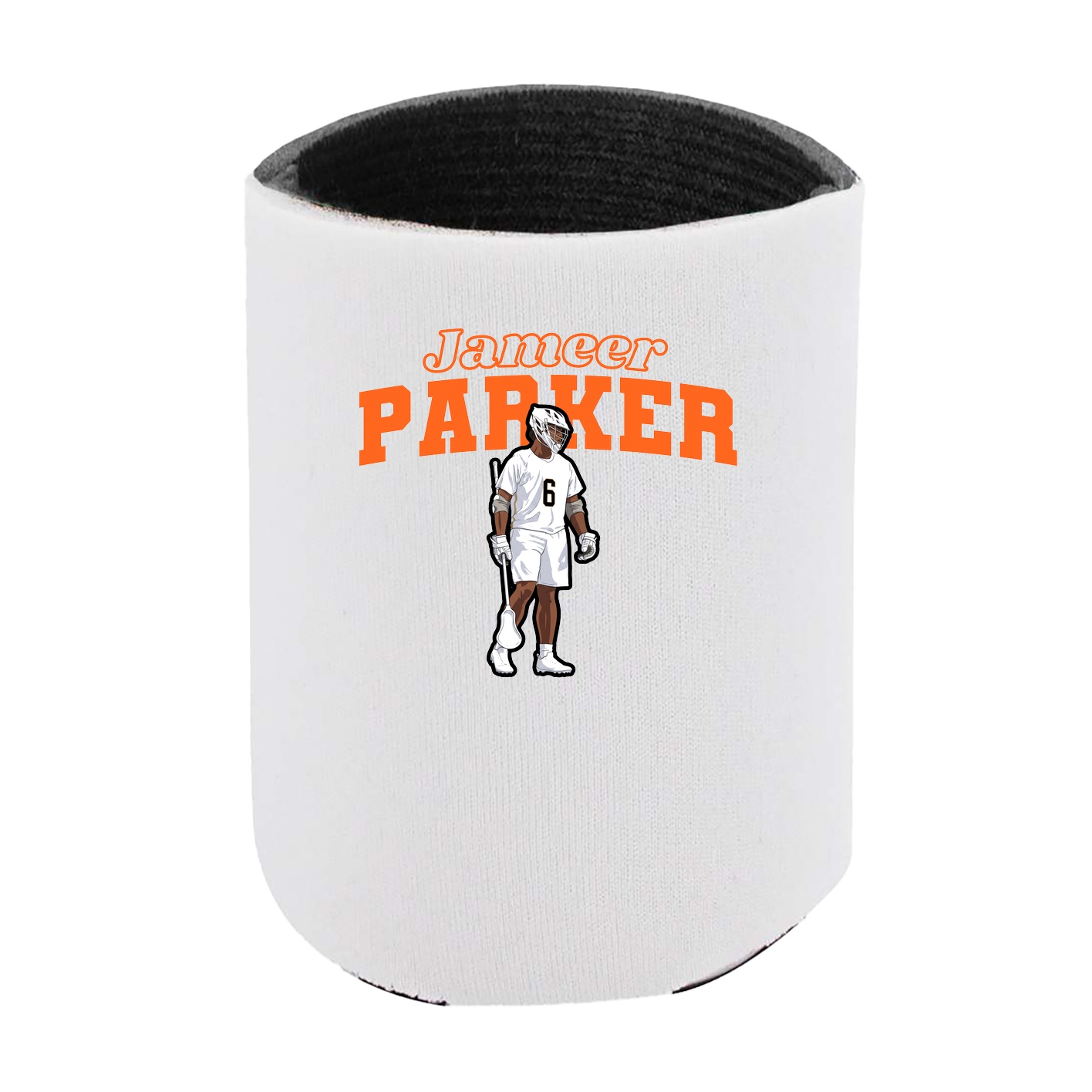Can Holder — Name Arch in White