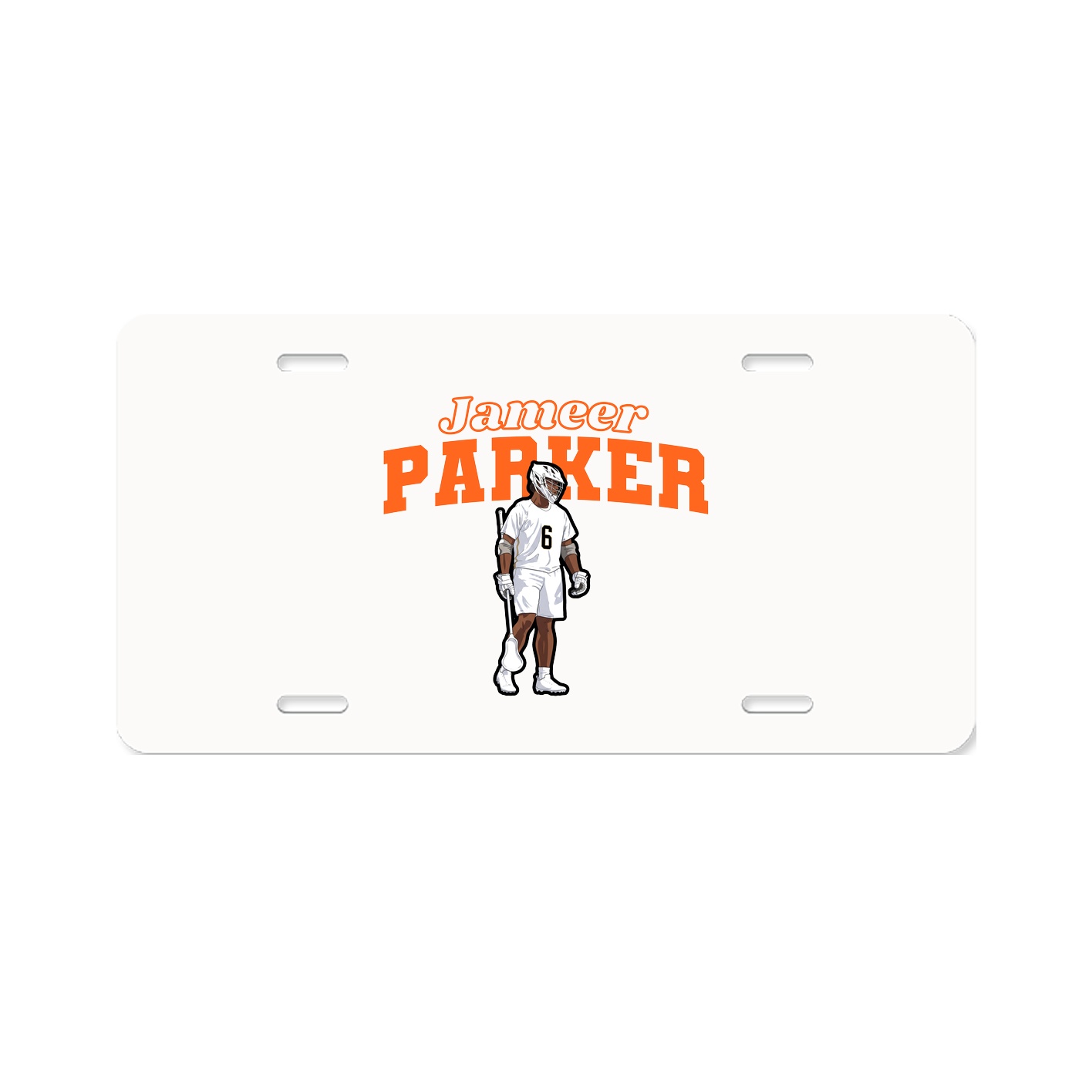 License Plate — Name Arch in Classic
