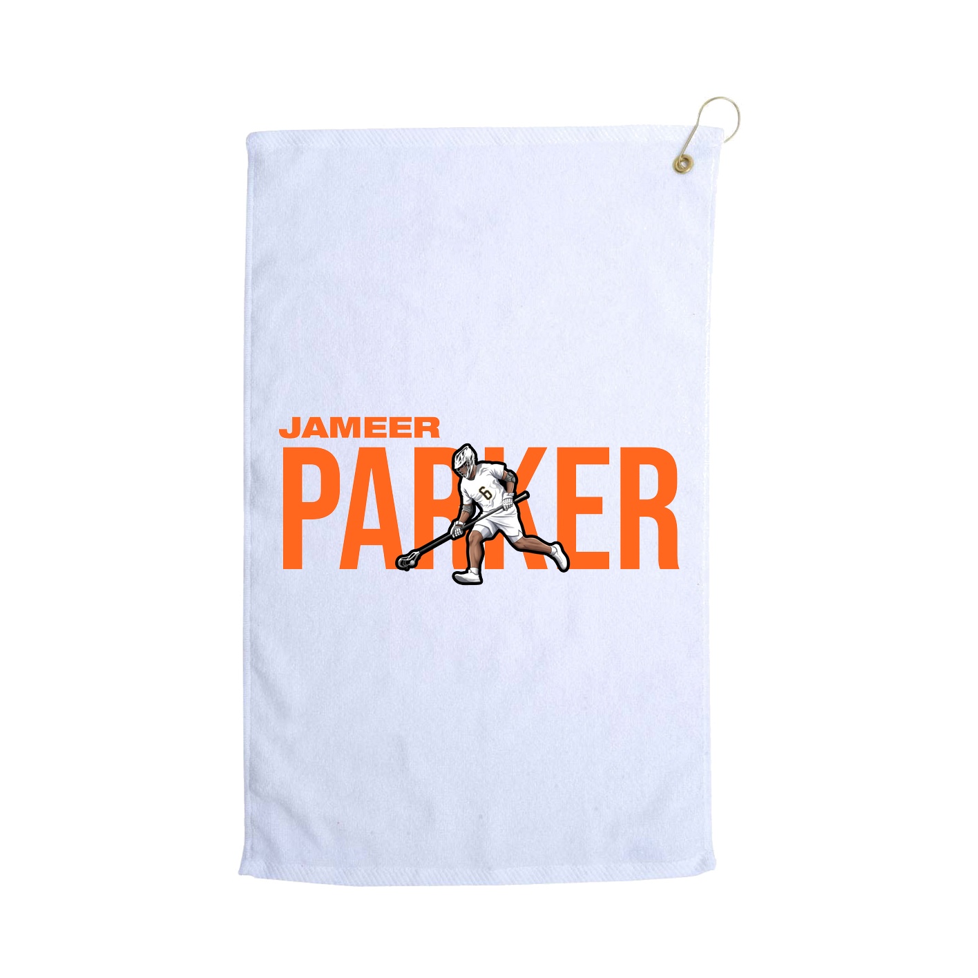 Golf Towel — Player Name in White