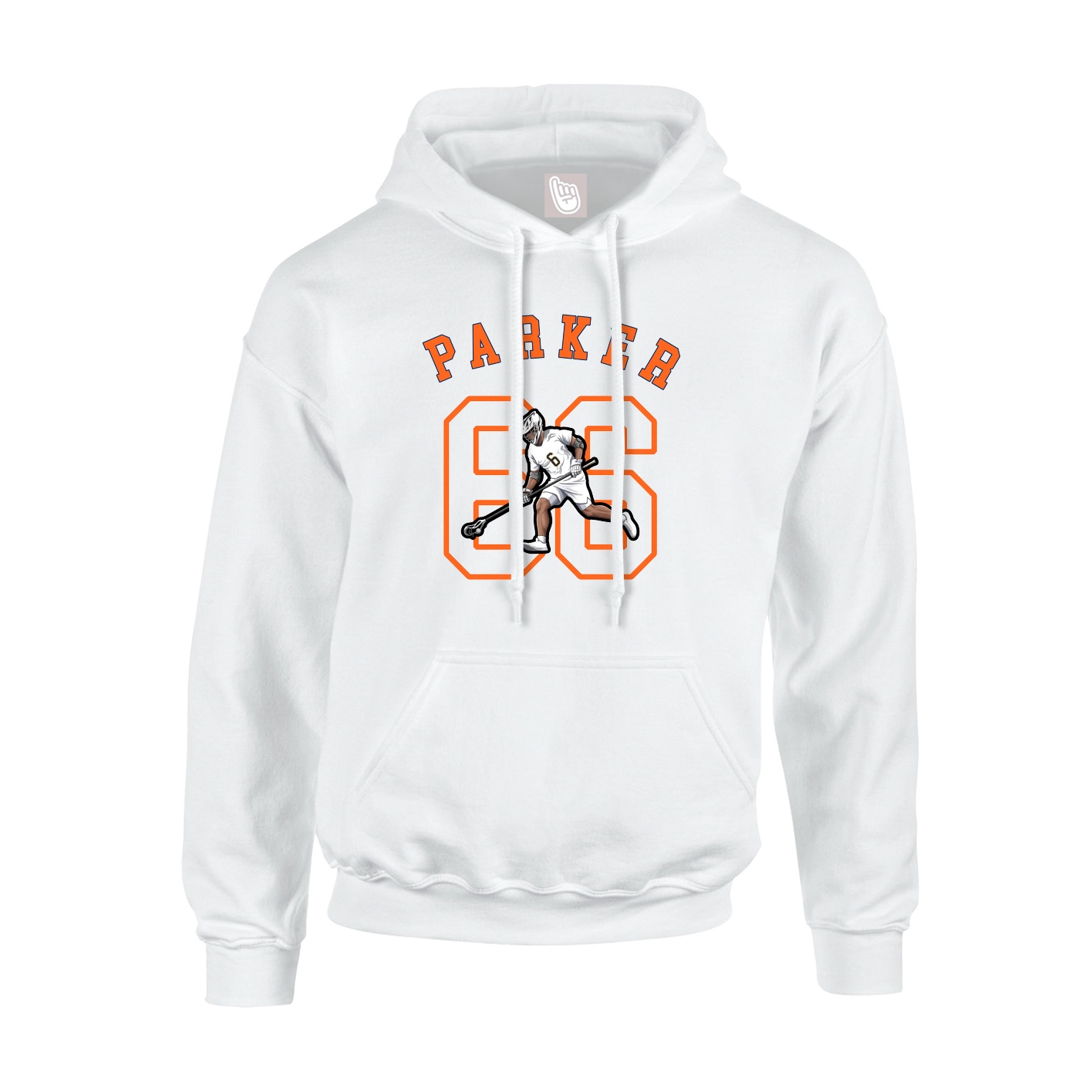 Hoodie — Shirsey Arch in White