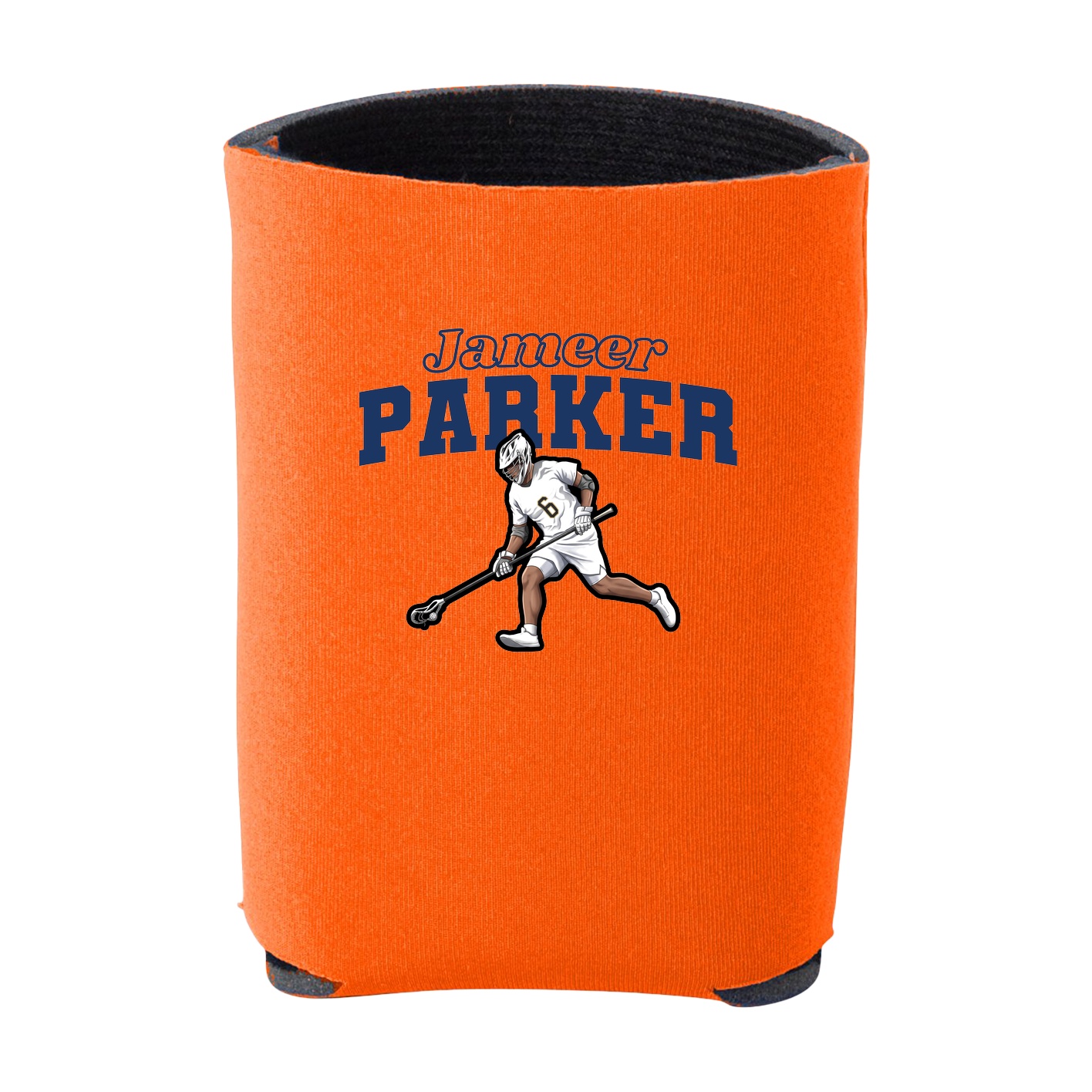 Can Holder — Name Arch in Orange