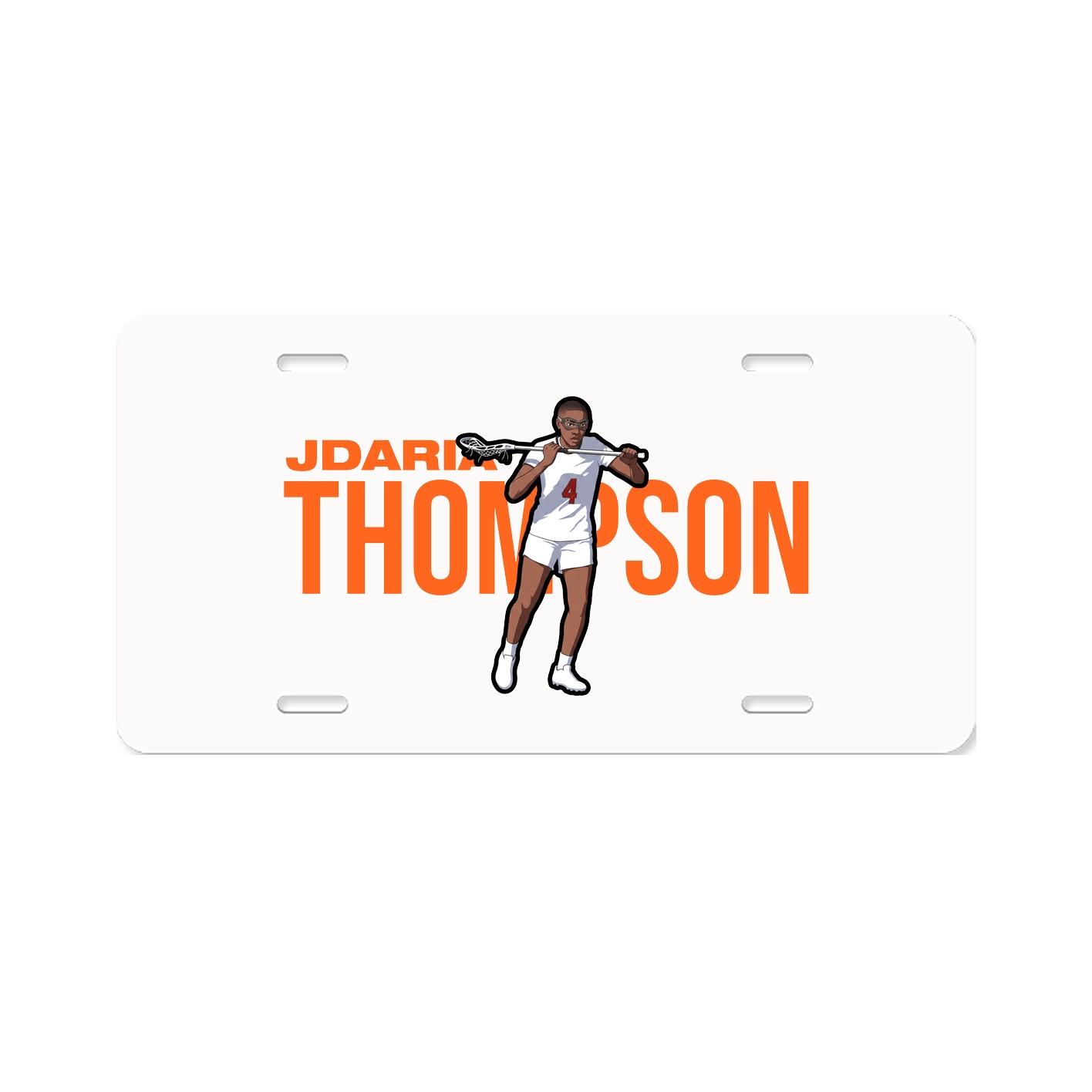 License Plate — Player Name in Classic