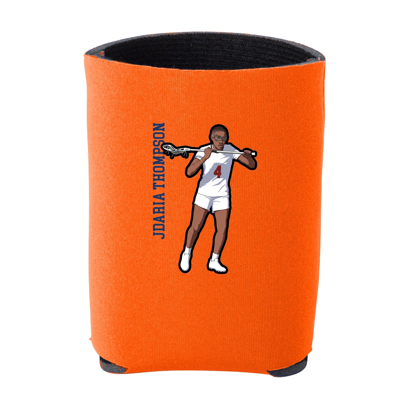 Can Holder — Name Vertical in Orange