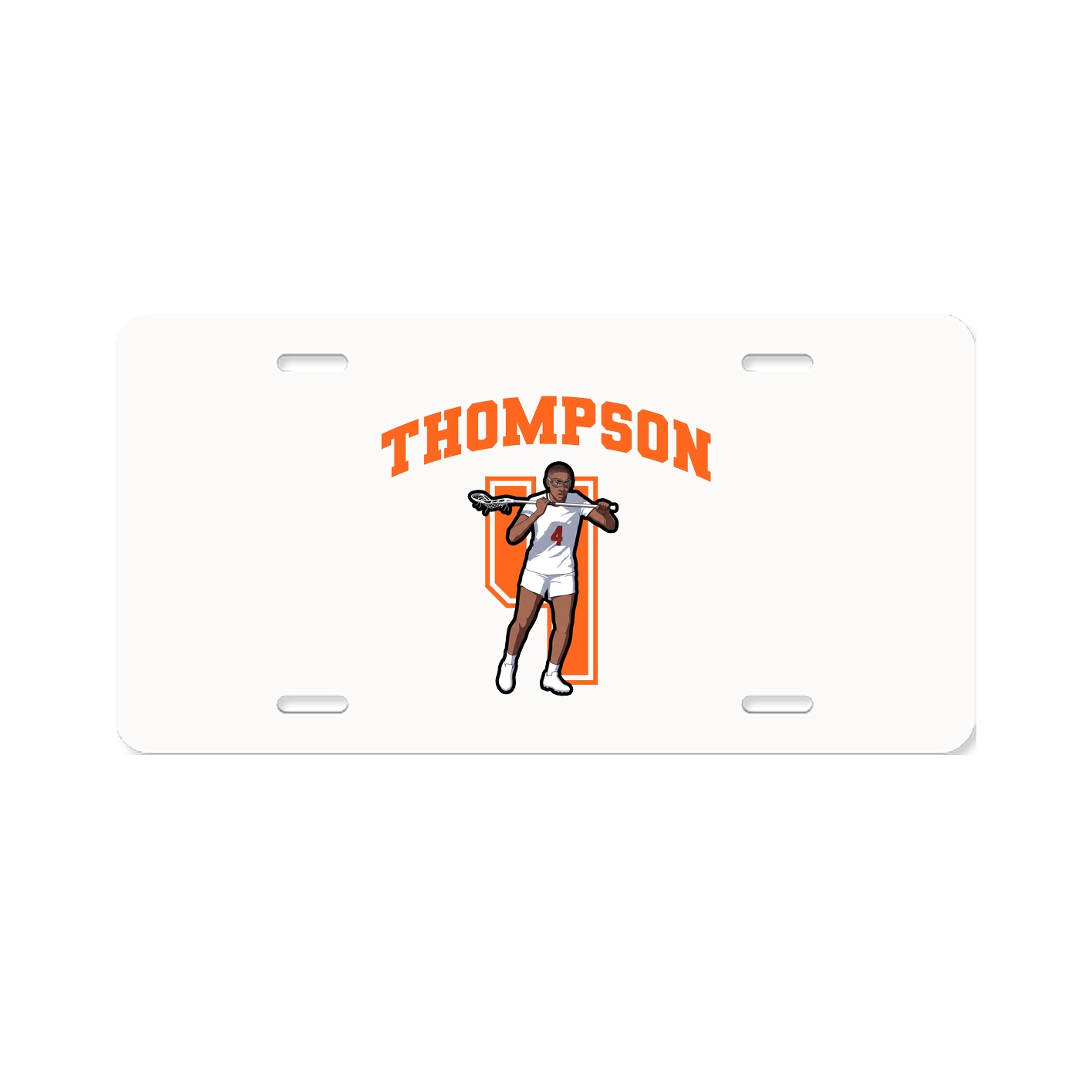 License Plate — Number in Classic