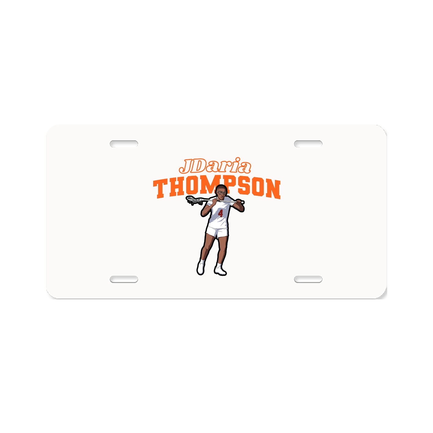 License Plate — Name Arch in Classic