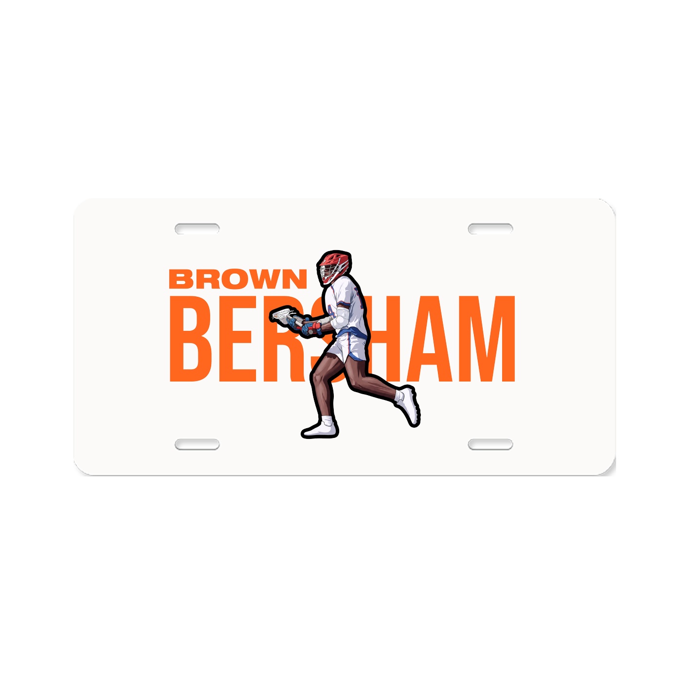 License Plate — Player Name in Classic