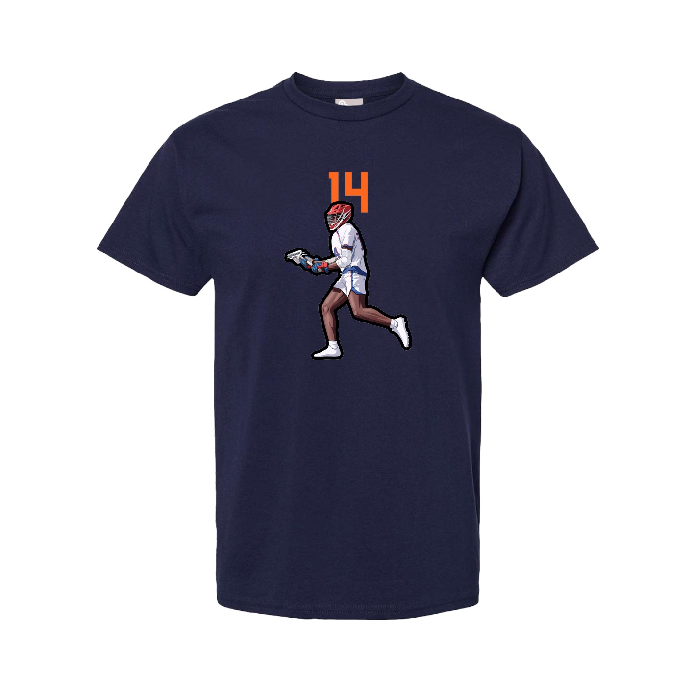 Tee — Number Top in Navy
