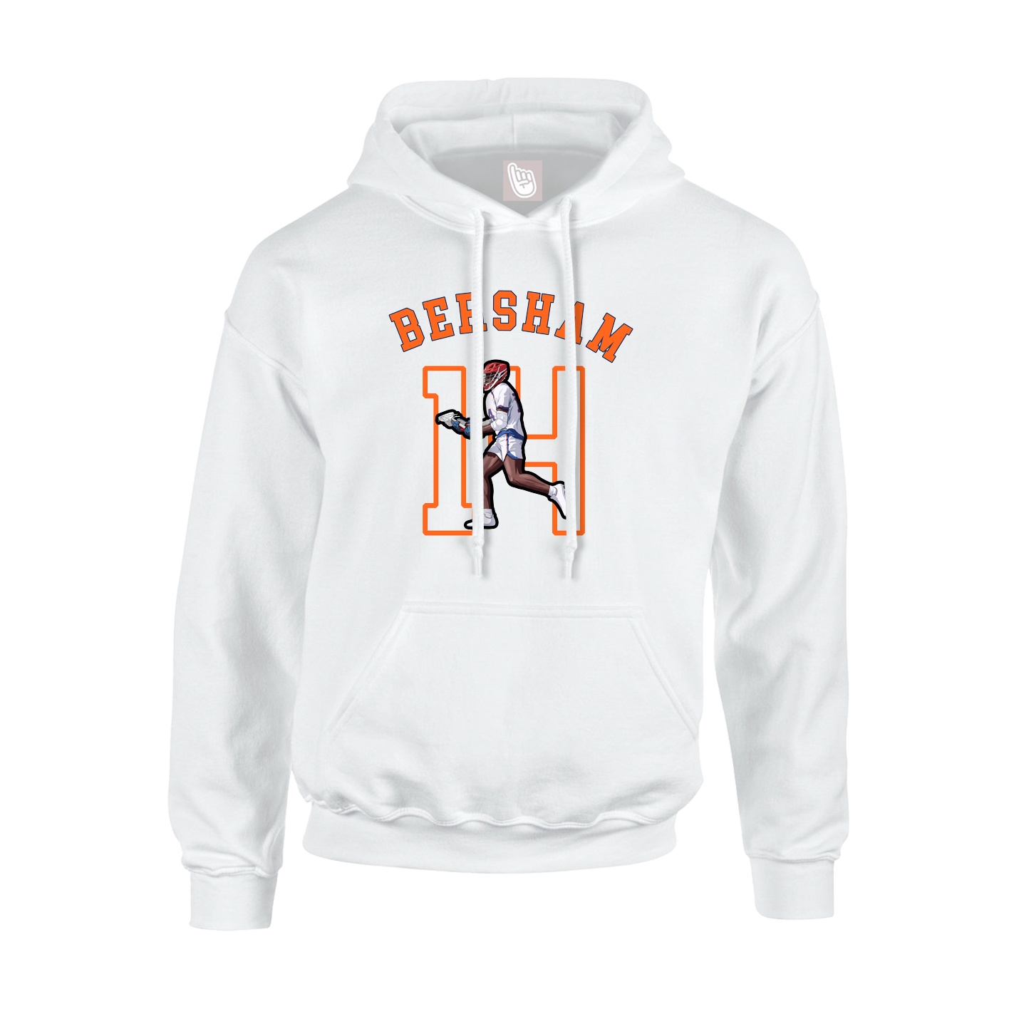 Youth Hoodie — Shirsey Arch in White