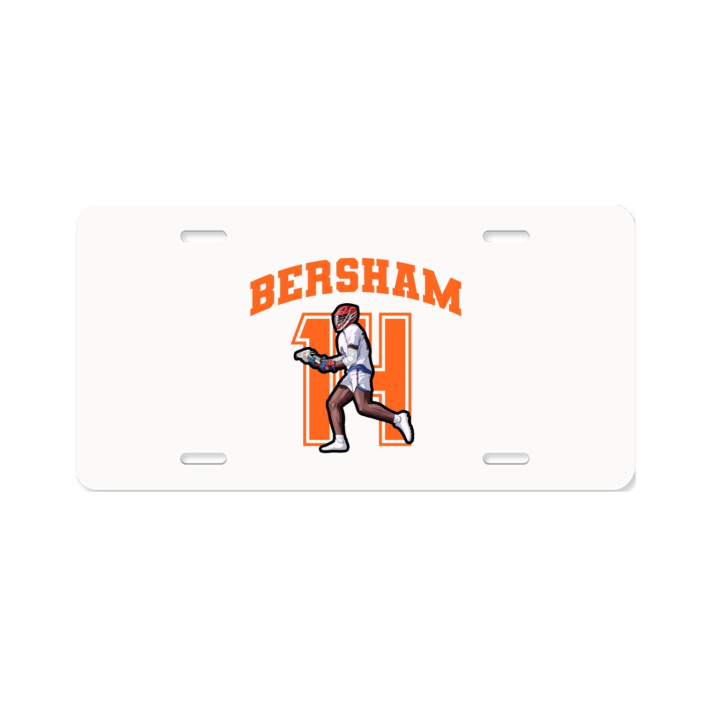 License Plate — Number in Classic