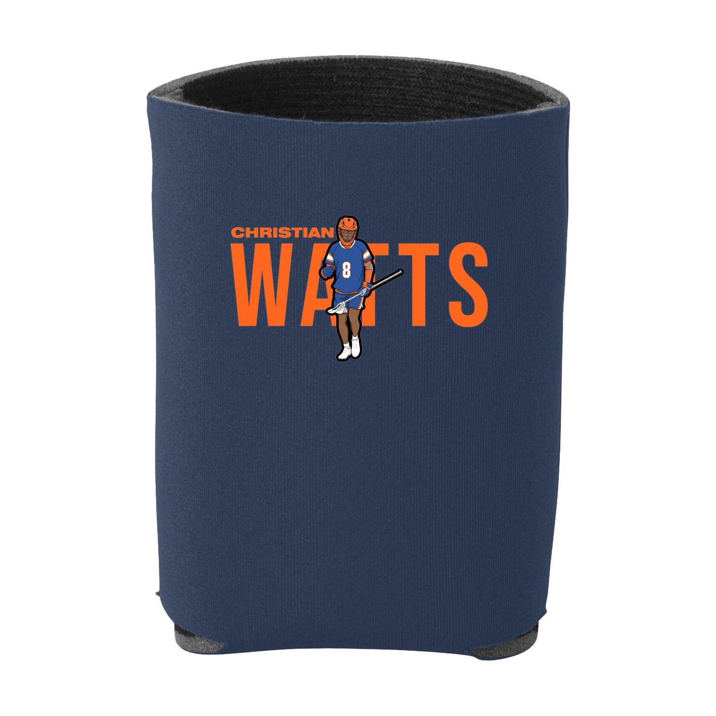 Can Holder — Player Name in Navy