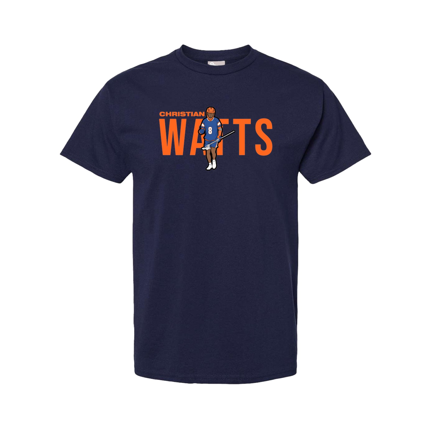 Tee — Player Name in Navy