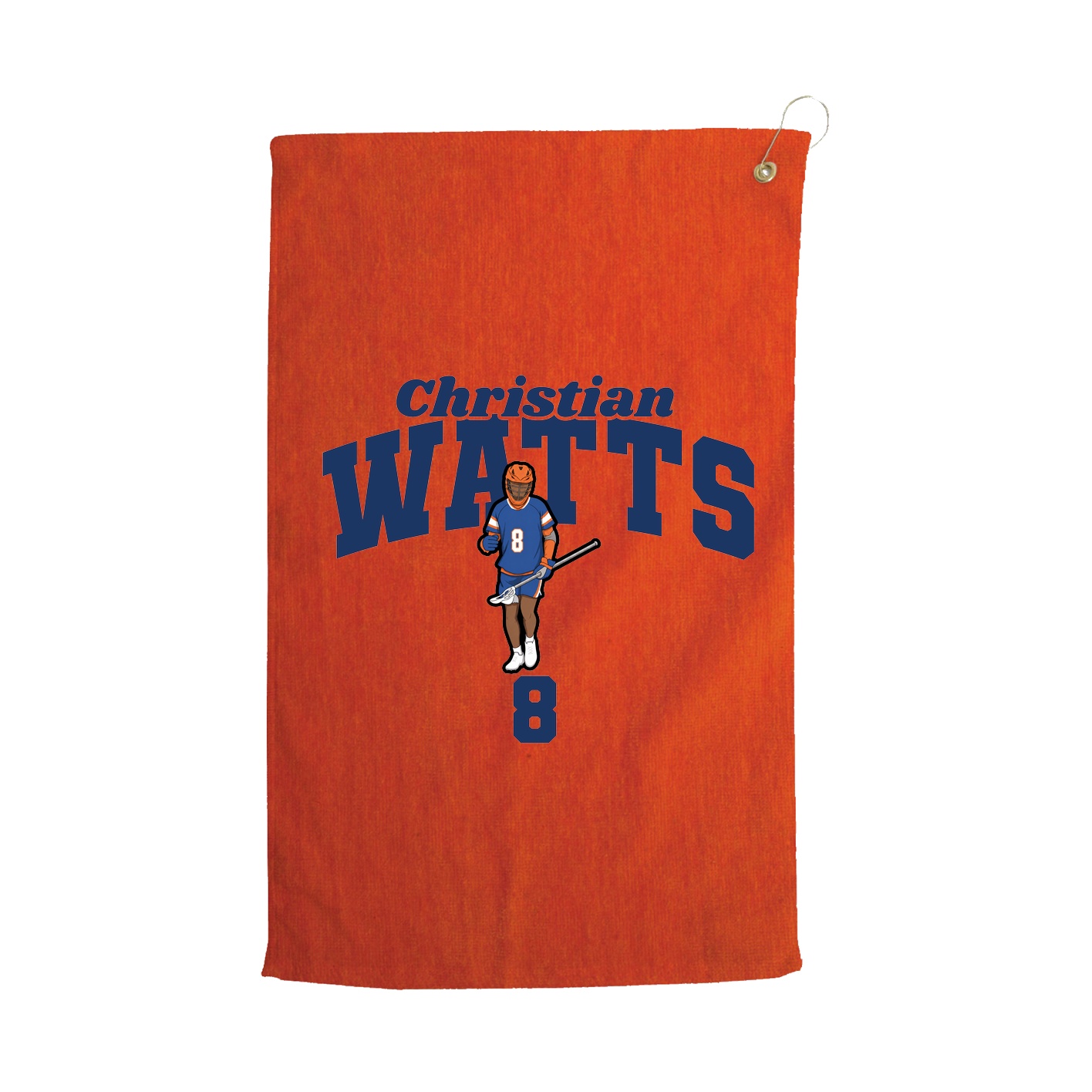 Golf Towel — Signature Arch in Orange