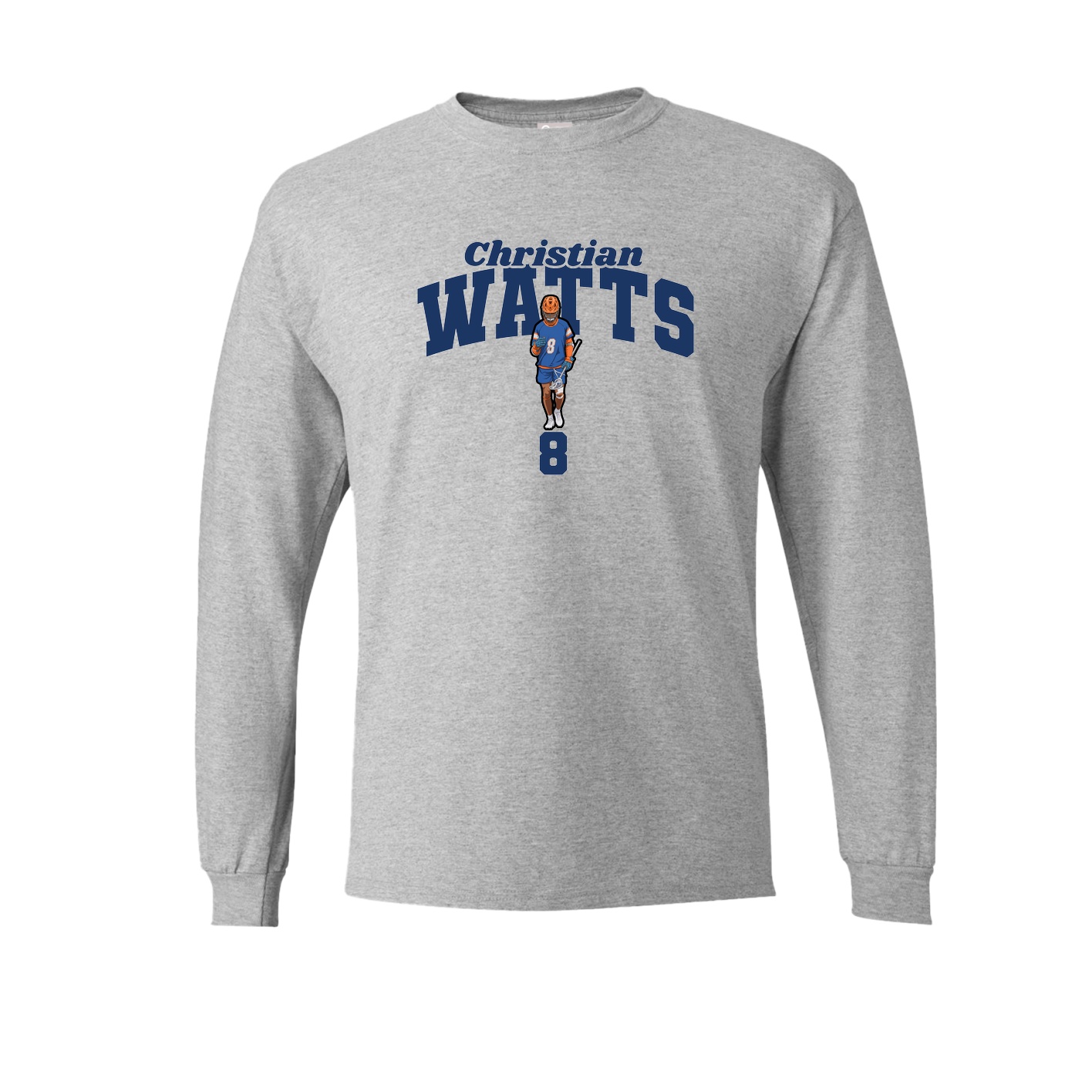 Long Sleeve Tee — Signature Arch in Grey