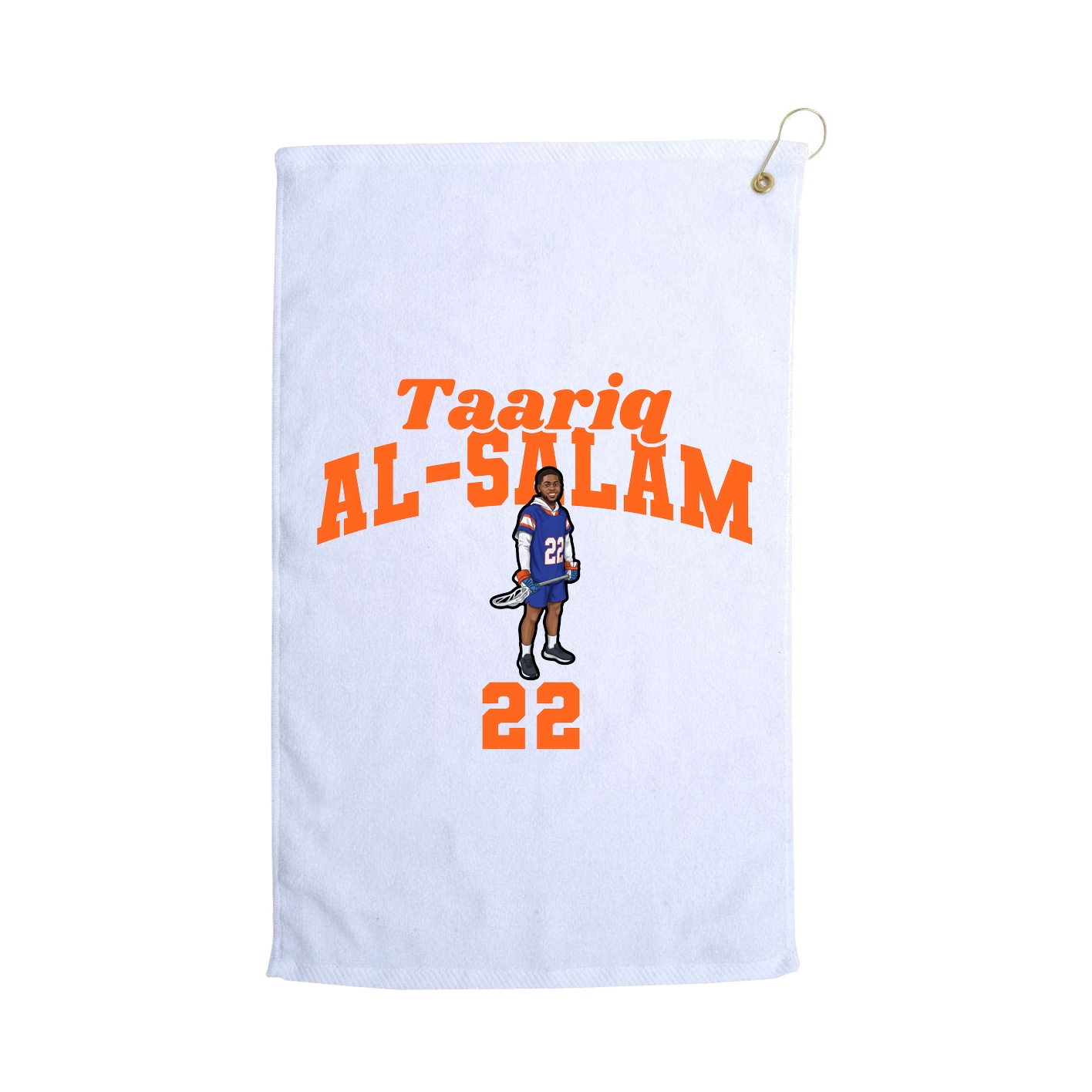Golf Towel — Signature Arch in White