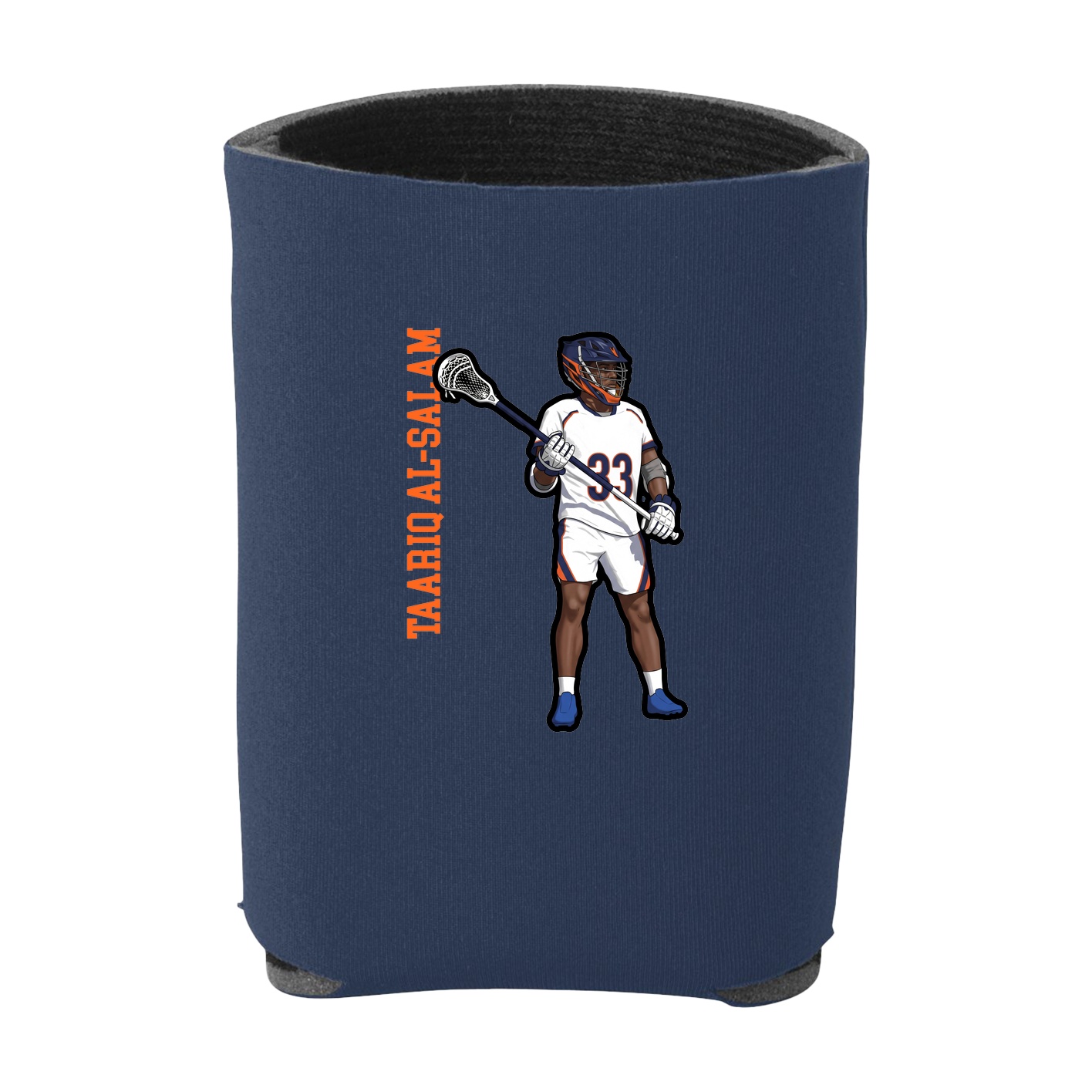 Can Holder — Name Vertical in Navy