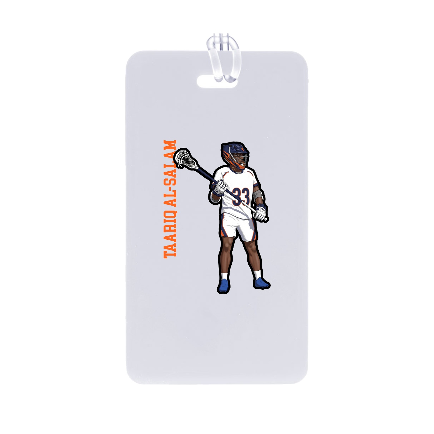 Bag Tag — Name Vertical in Classic