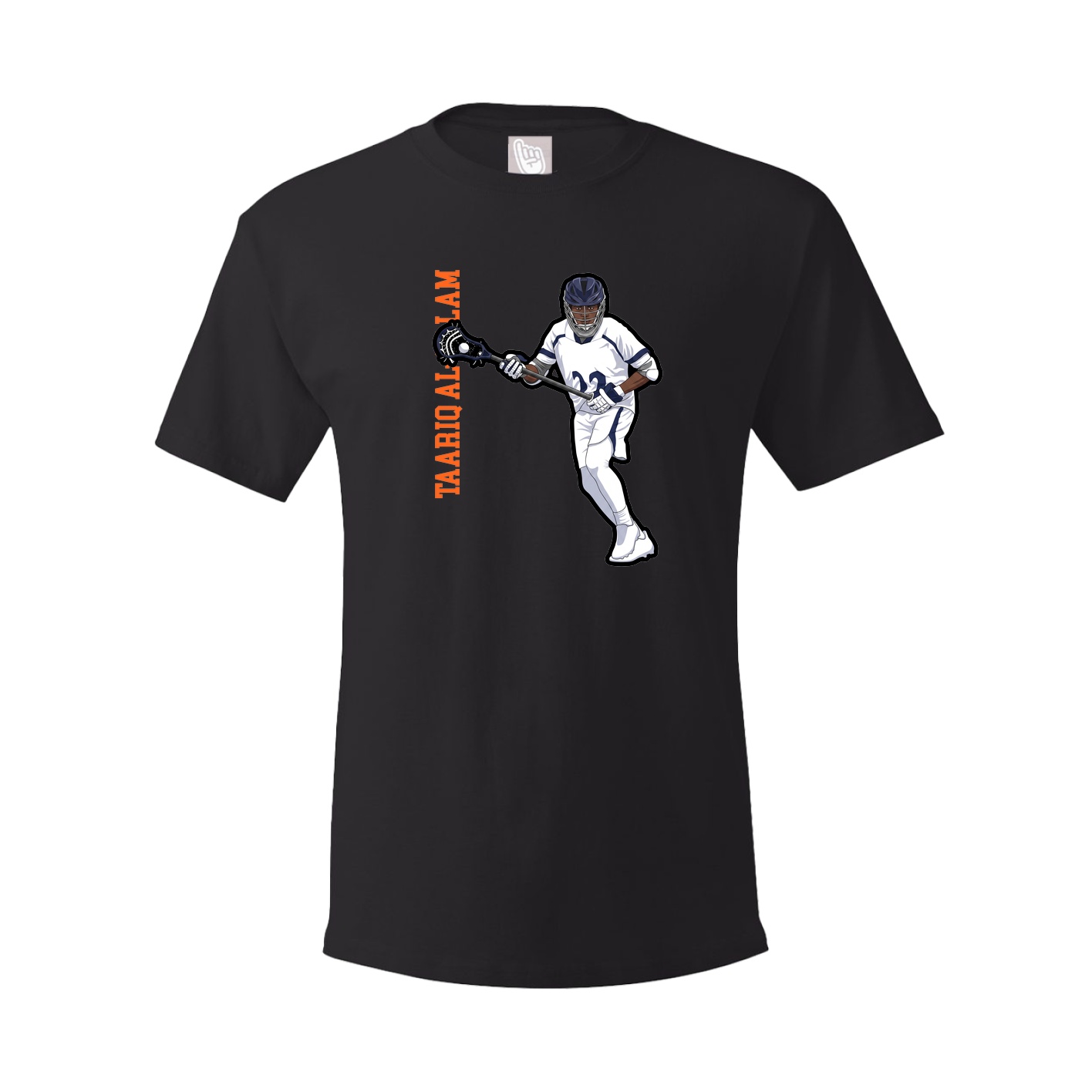 Tee — Name Vertical in Black