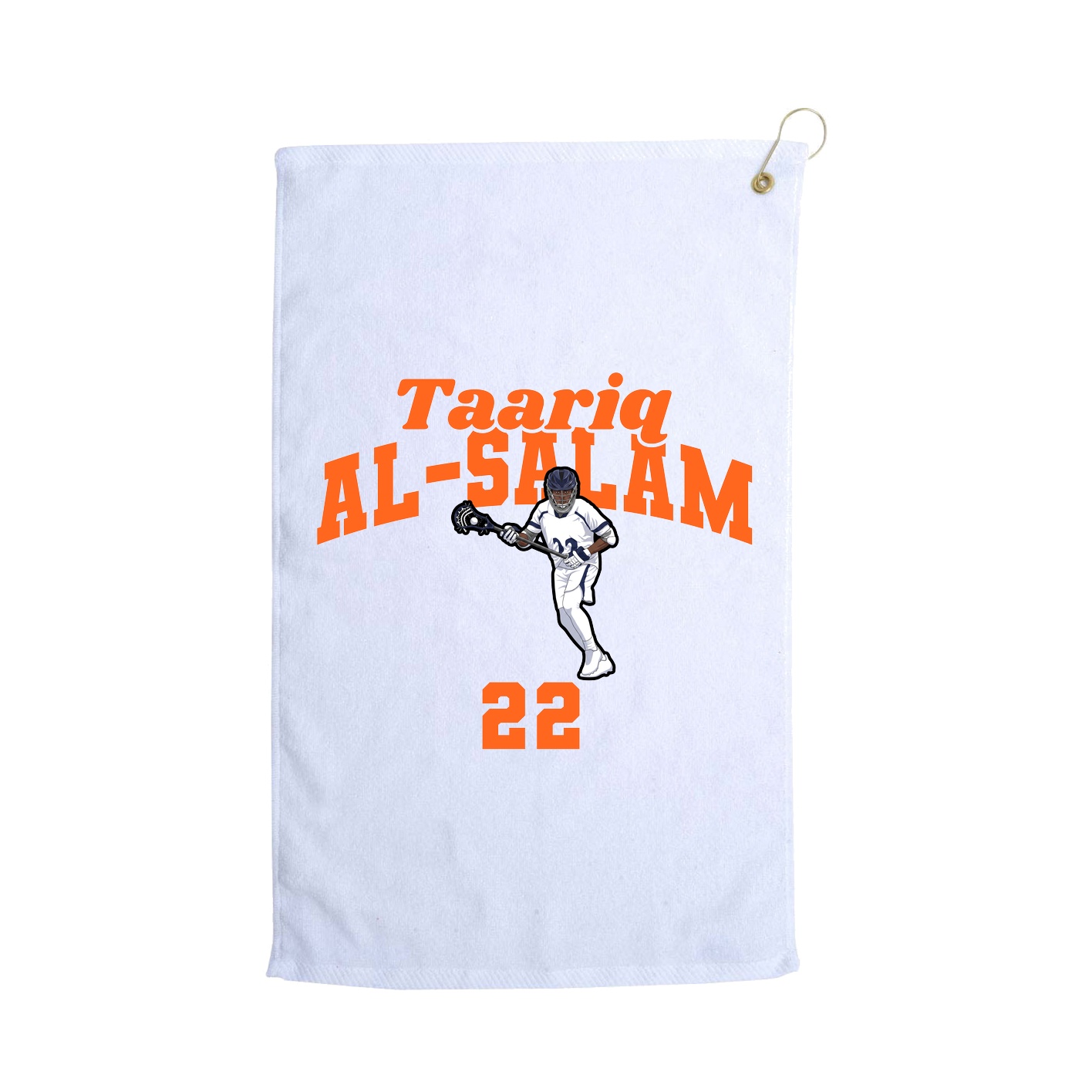 Golf Towel — Signature Arch in White