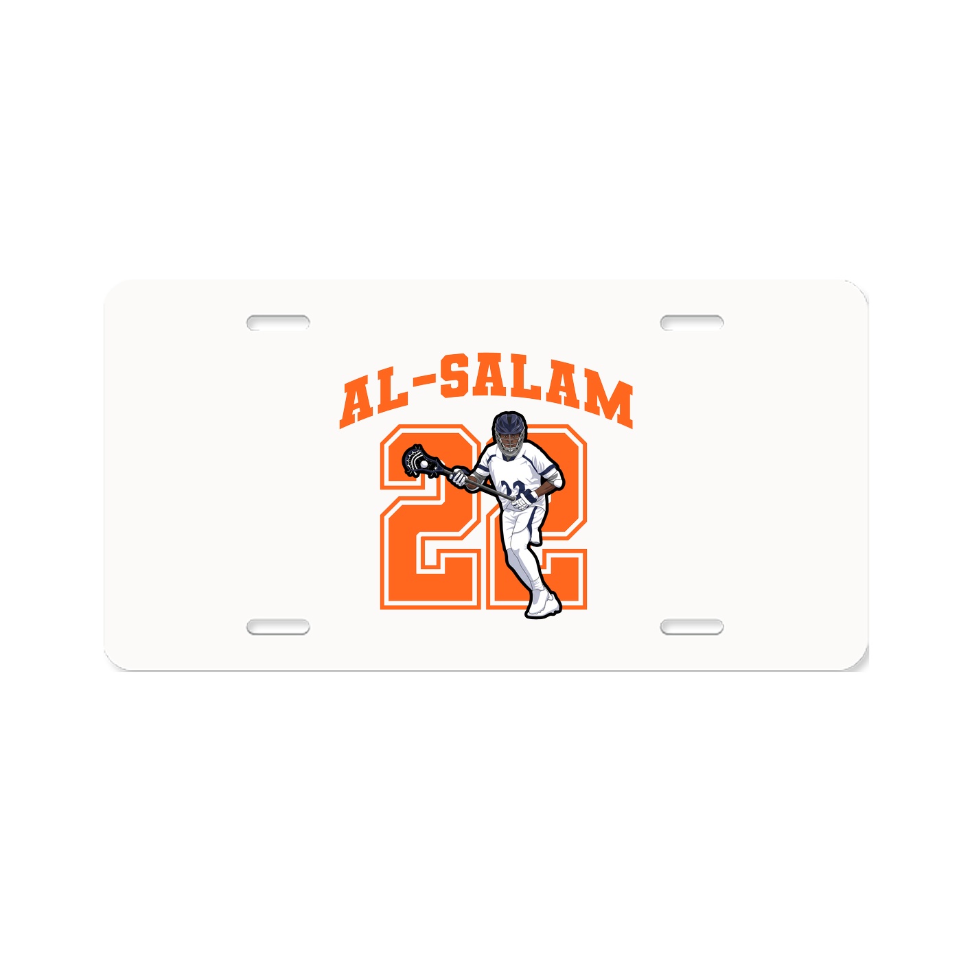 License Plate — Number in Classic