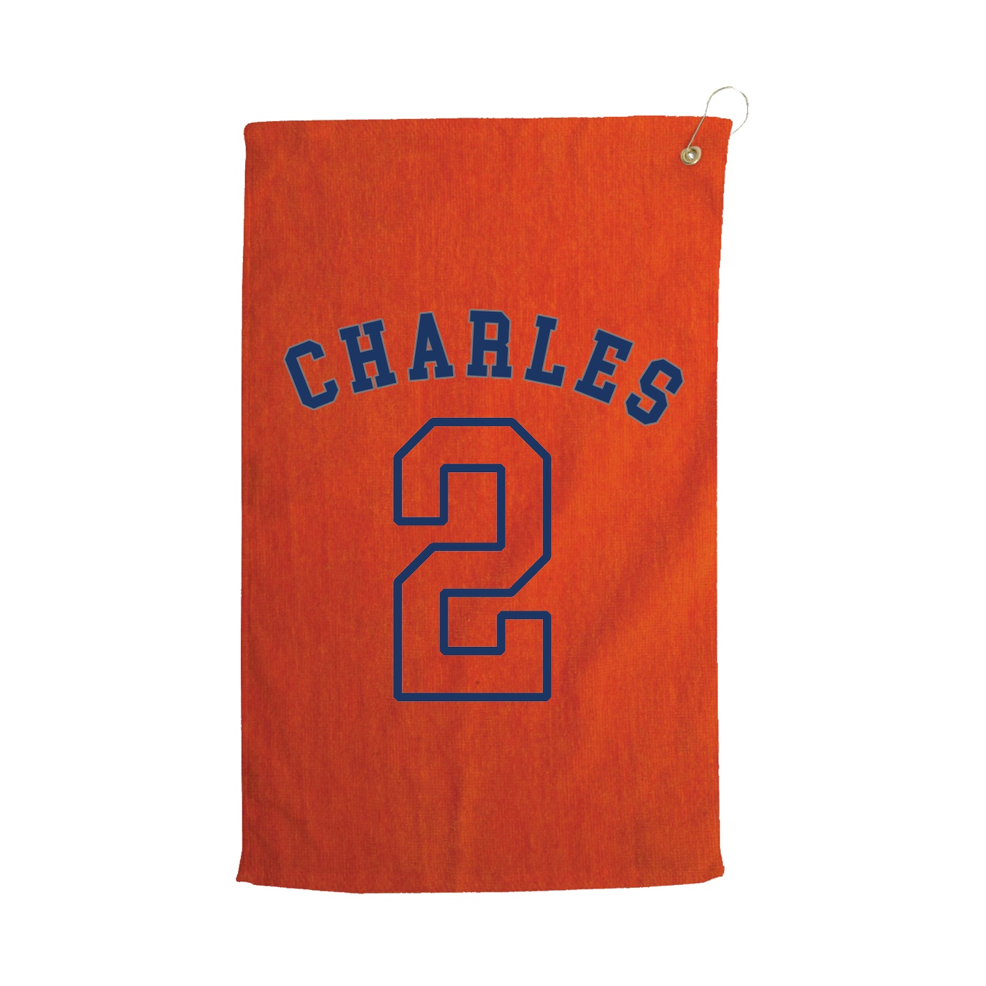 Golf Towel — Shirsey Arch in Orange