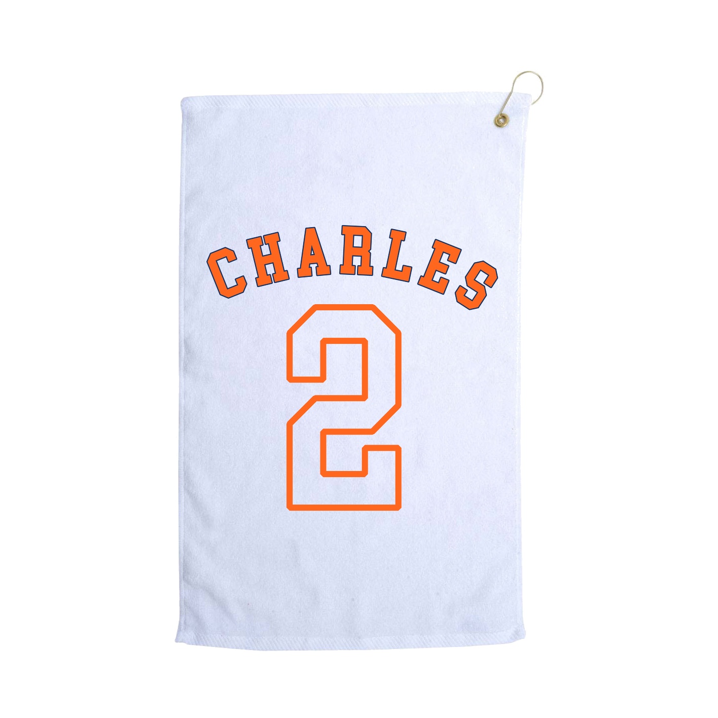 Golf Towel — Shirsey Arch in White
