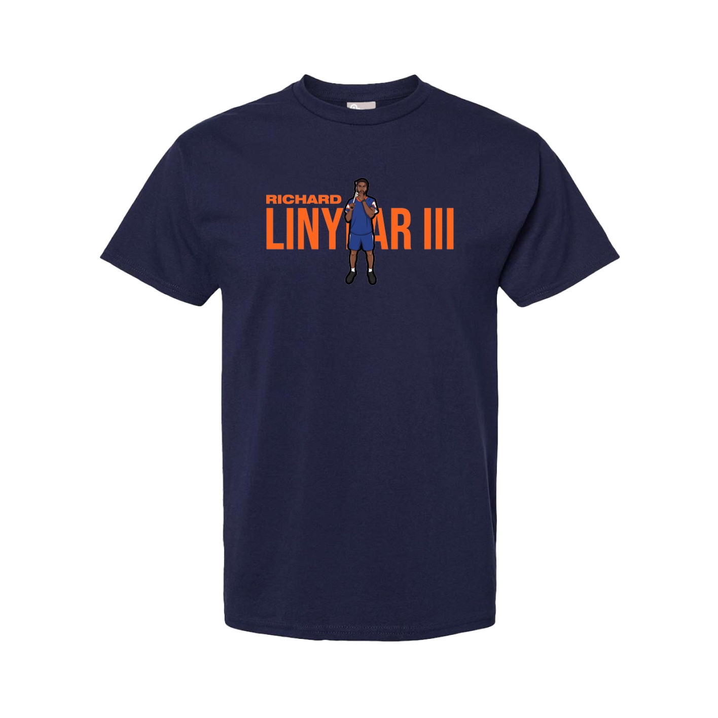 Tee — Player Name in Navy