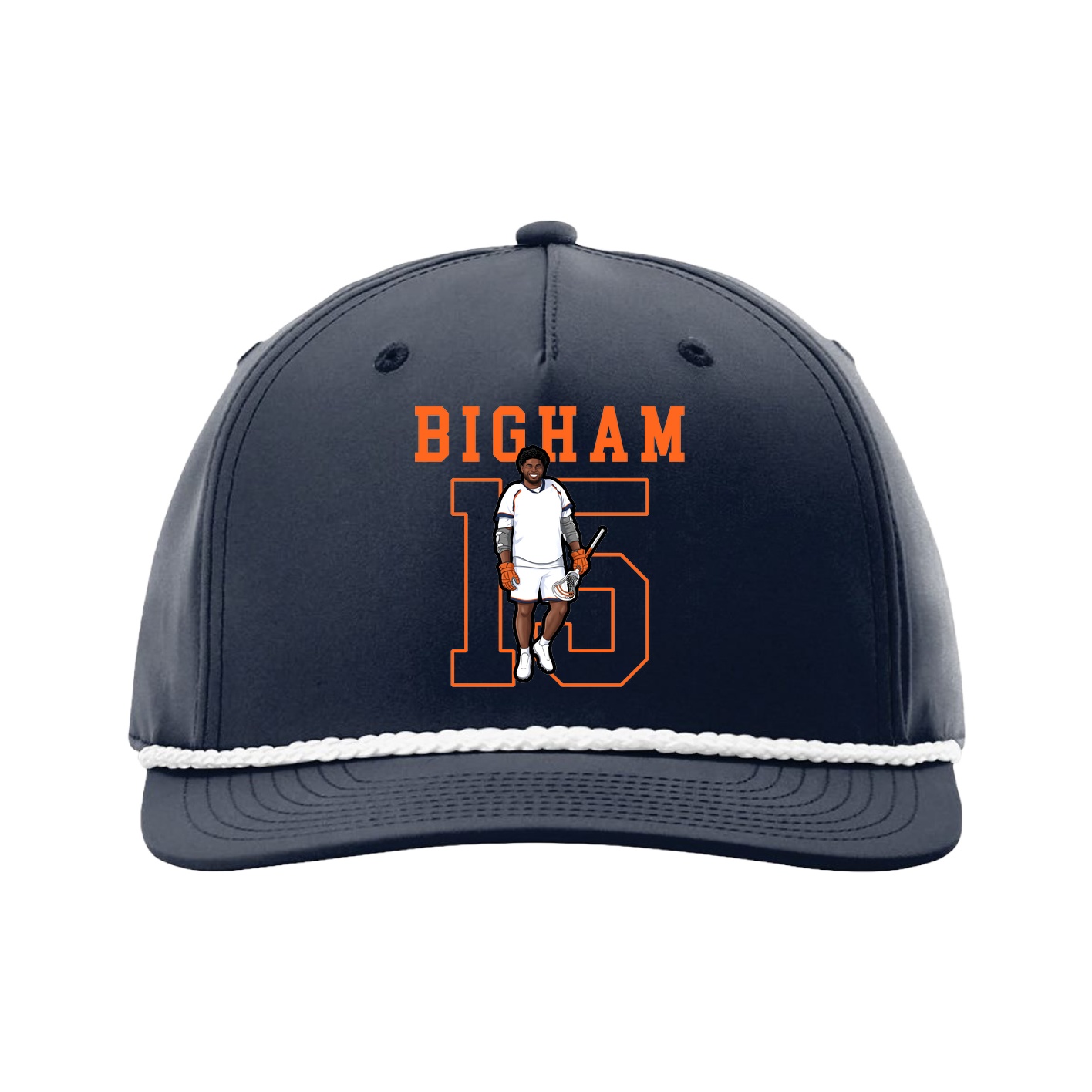Five-Panel Classic Rope Cap — Shirsey in Navy