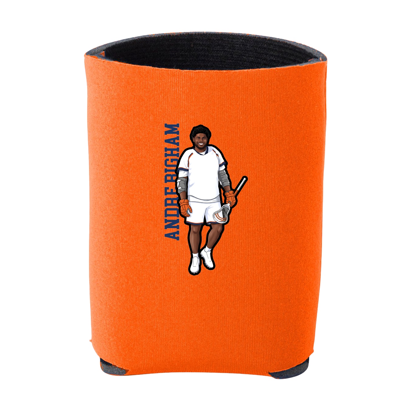 Can Holder — Name Vertical in Orange