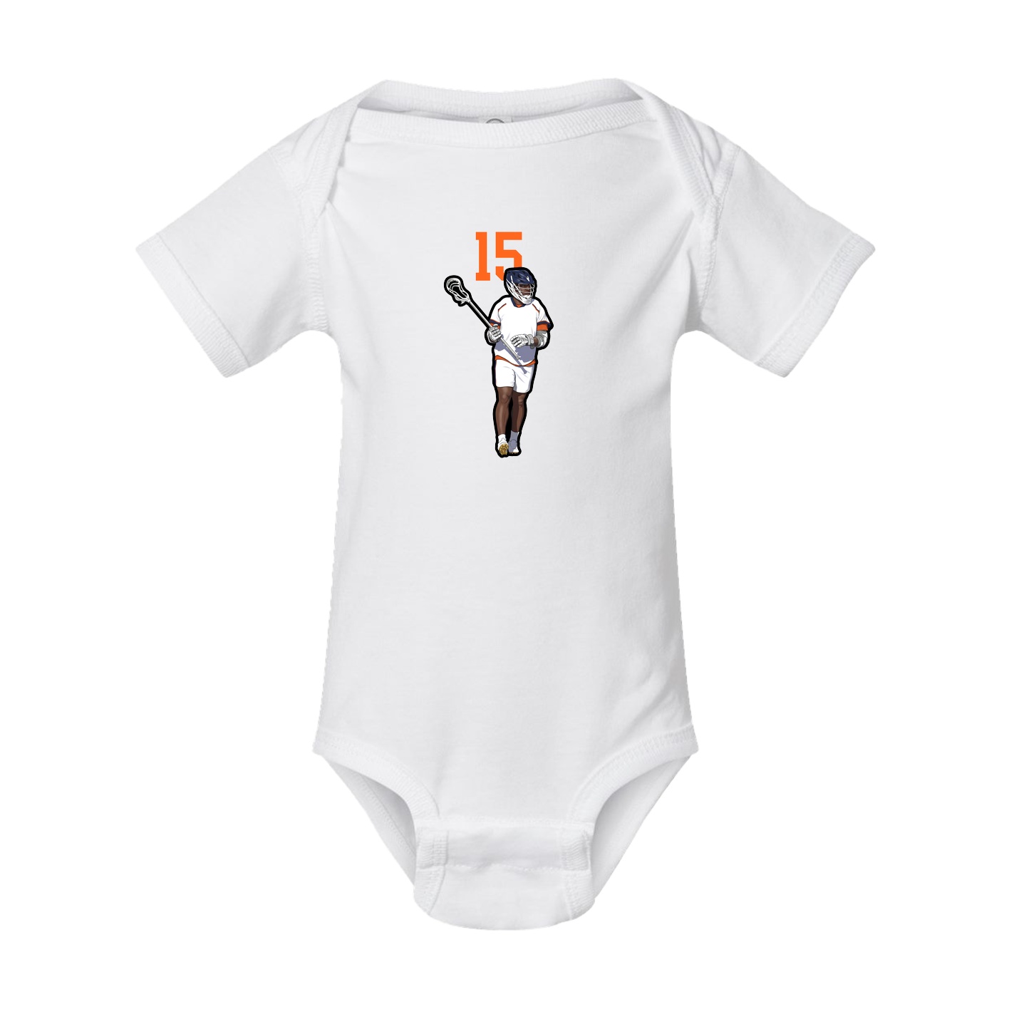 Baby Onesie — Number Top in White