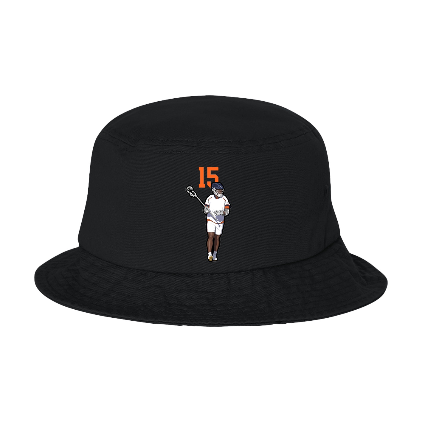Bucket Cap — Number Top in Black
