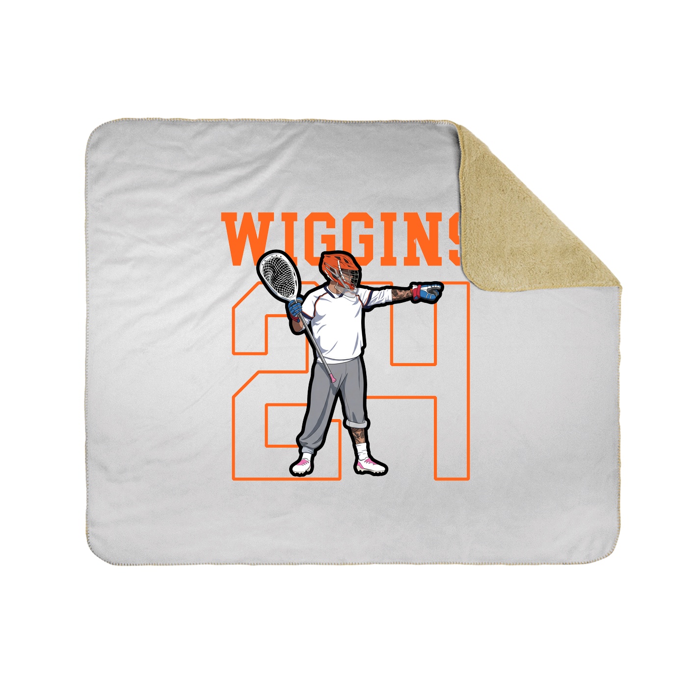 50x60 Sherpa Lined Throw Blanket