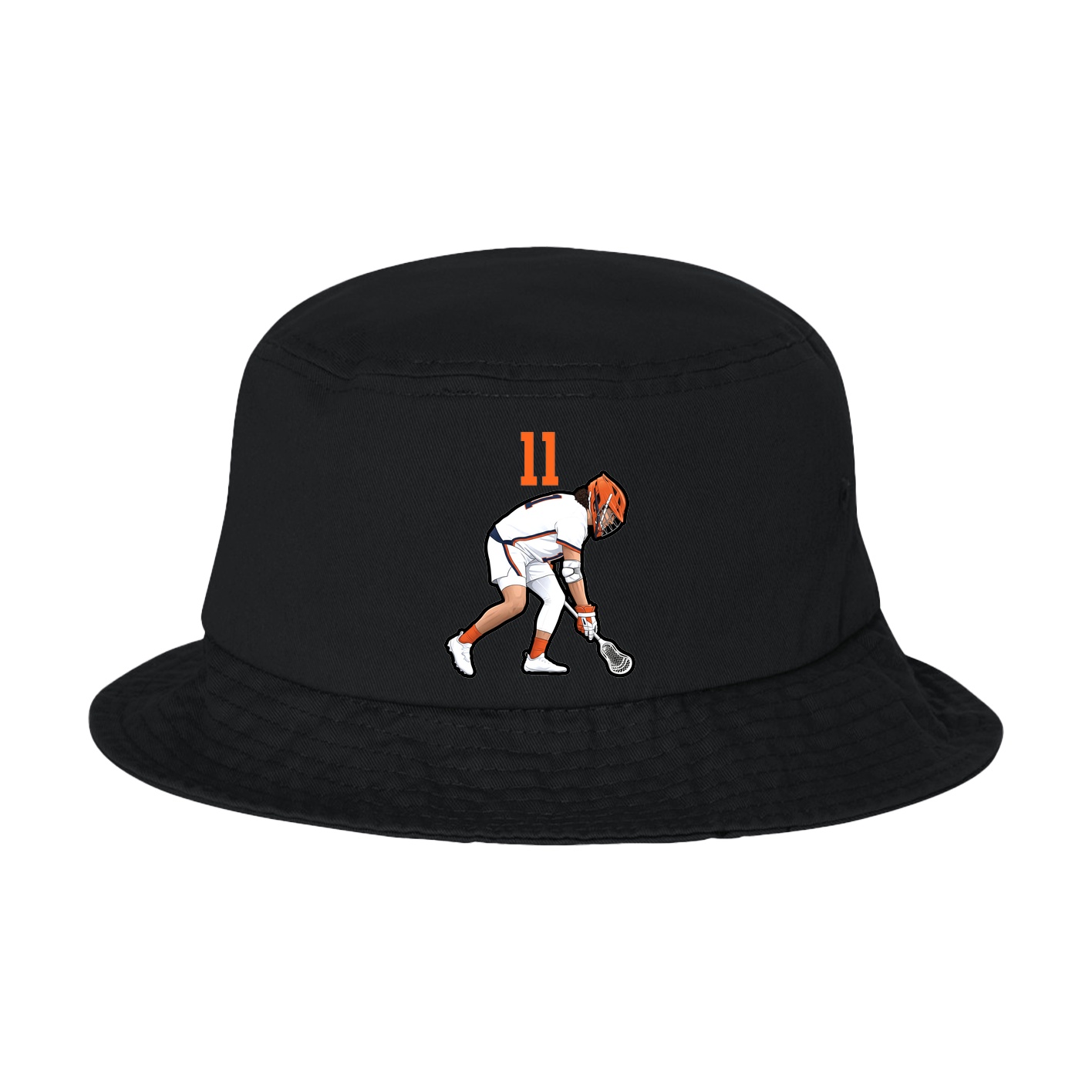 Bucket Cap — Number Top in Black