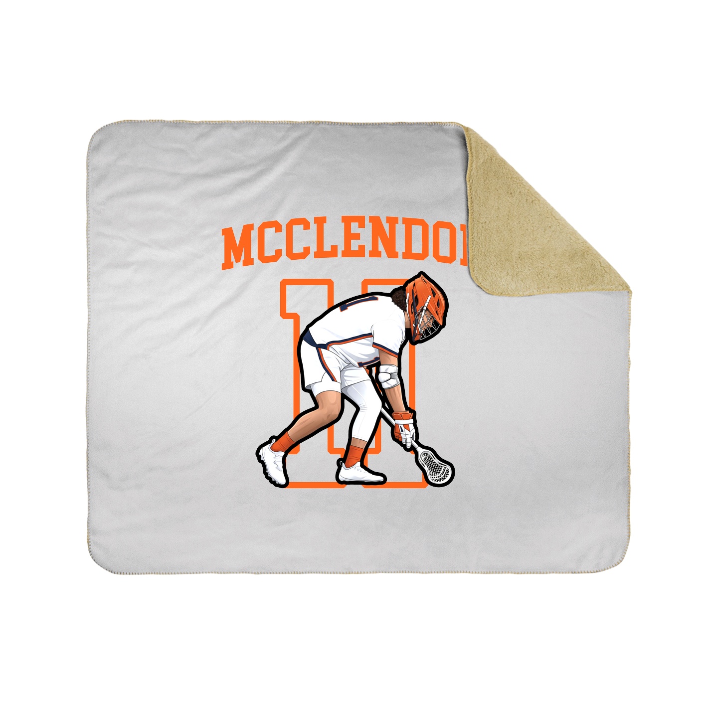50x60 Sherpa Lined Throw Blanket