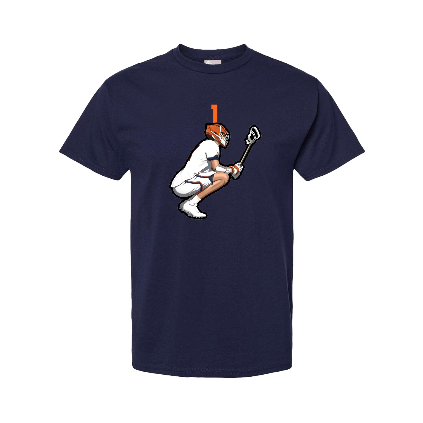 Youth Tee — Number Top in Navy