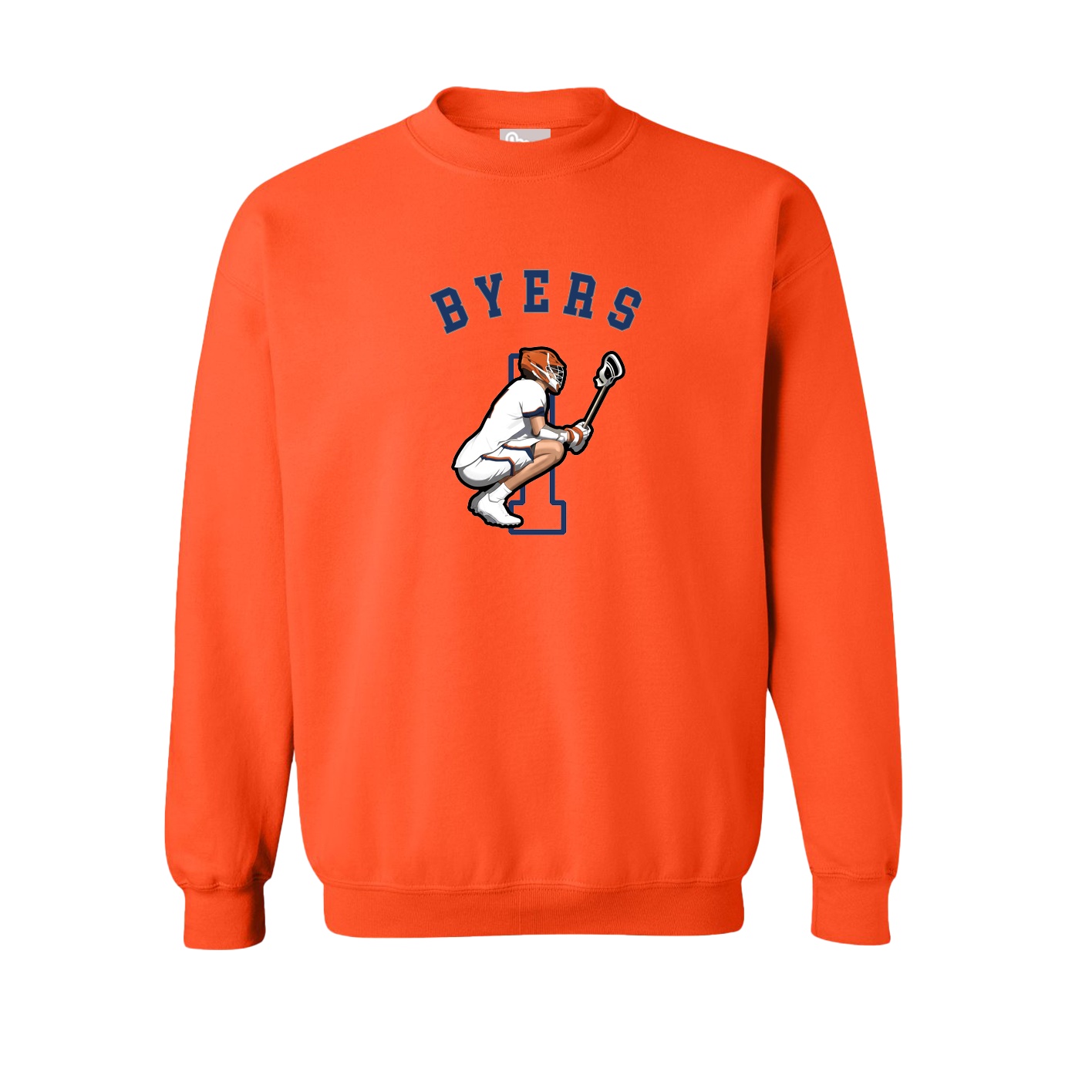 Fleece Crew — Shirsey Arch in Orange