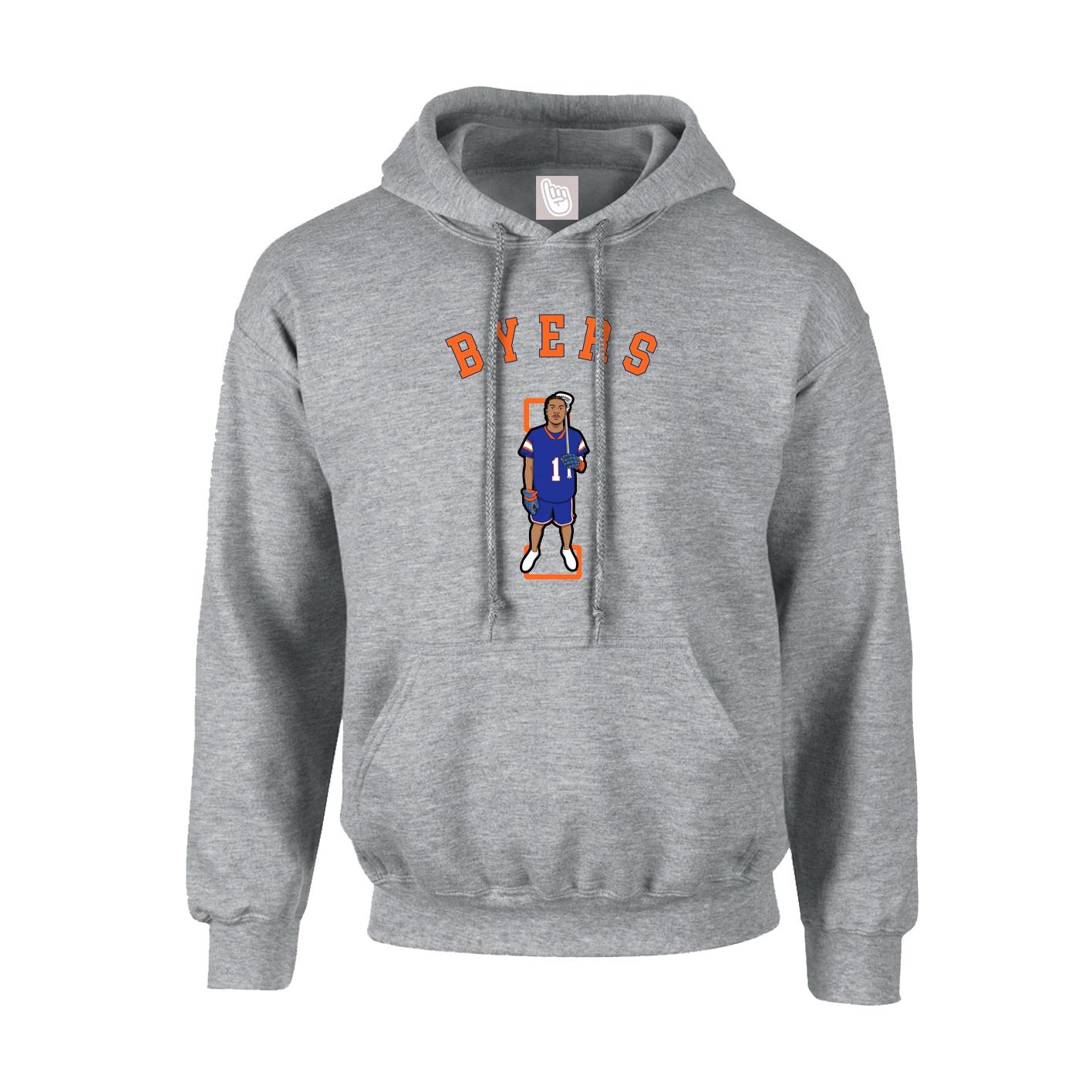 Youth Hoodie — Shirsey Arch in Grey