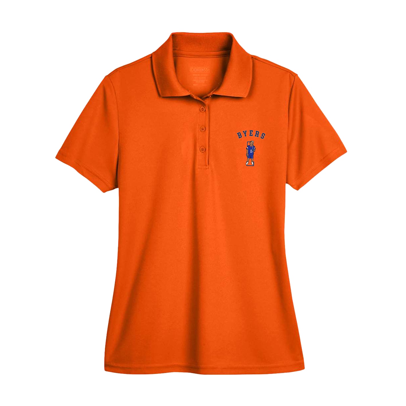 Womens Performance Polo — Shirsey Arch in Orange