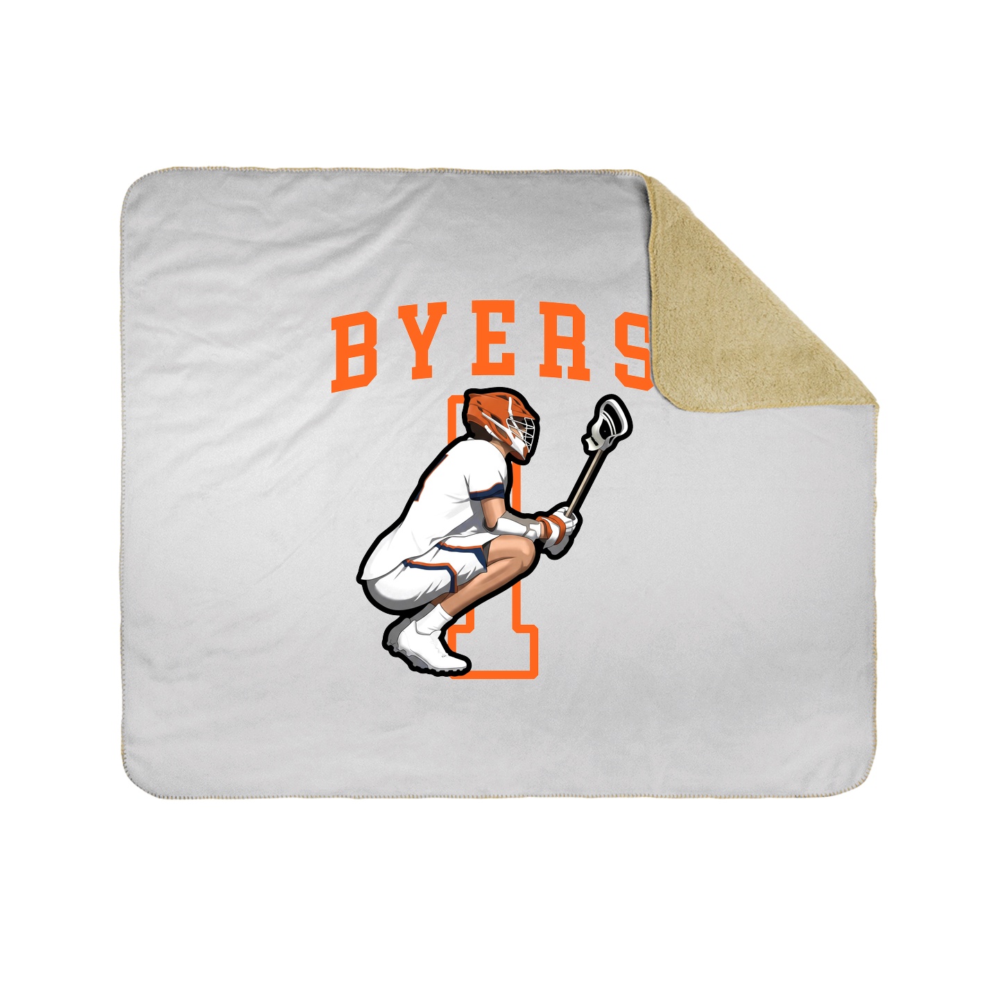 50x60 Sherpa Lined Throw Blanket
