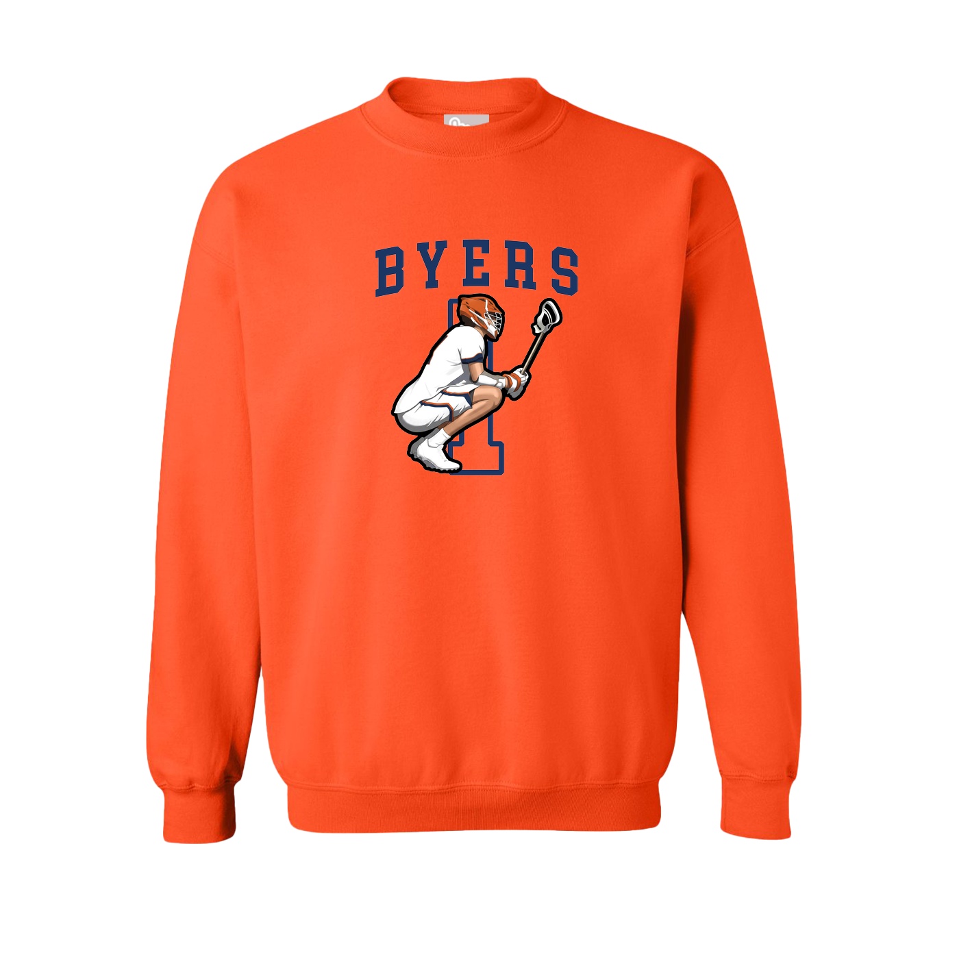 Fleece Crew — Shirsey in Orange