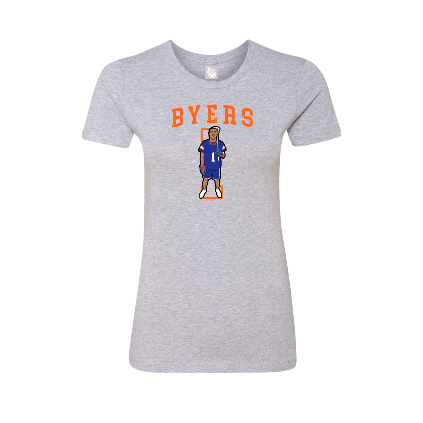 Fitted Women's Tee — Shirsey in Grey