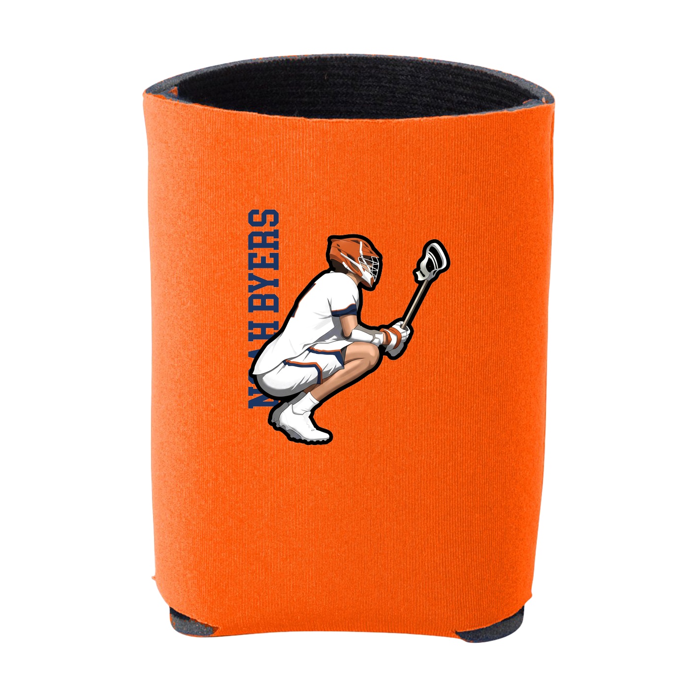Can Holder — Name Vertical in Orange