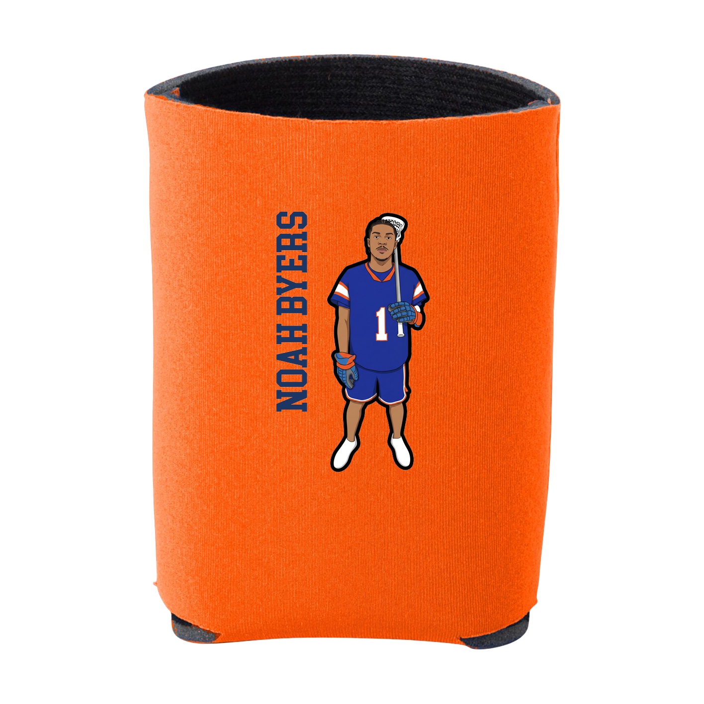 Can Holder — Name Vertical in Orange
