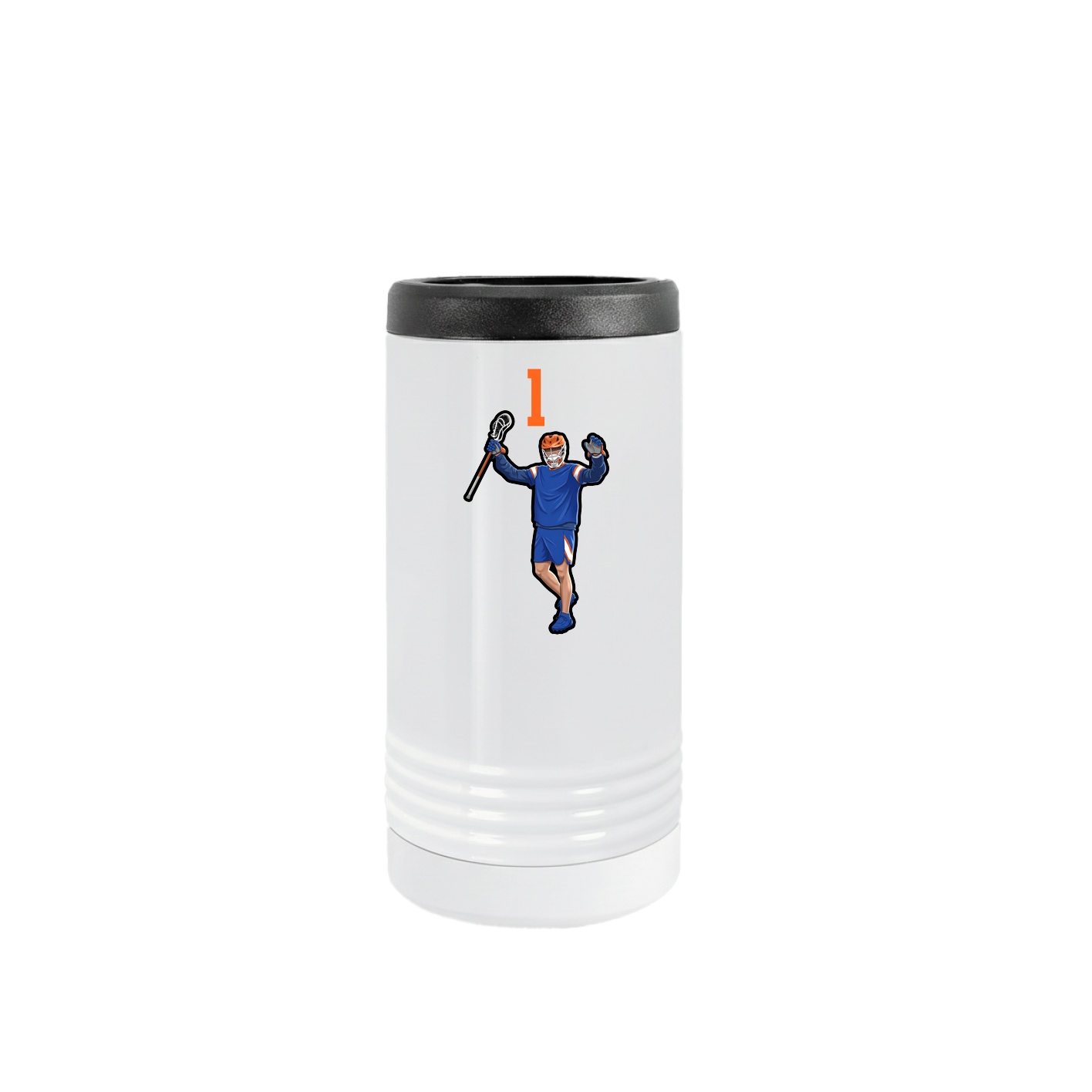 Slim Beverage Holder — Number Top in White