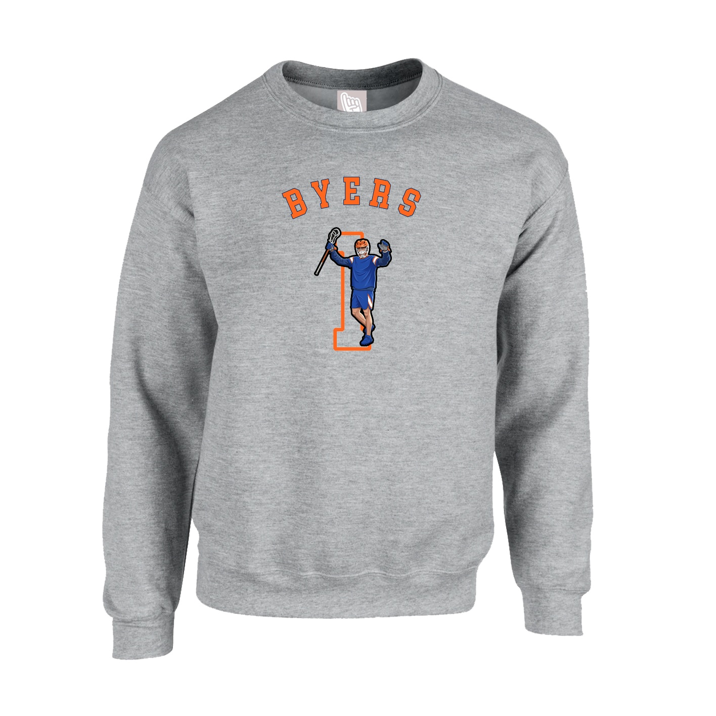 Fleece Crew — Shirsey Arch in Grey