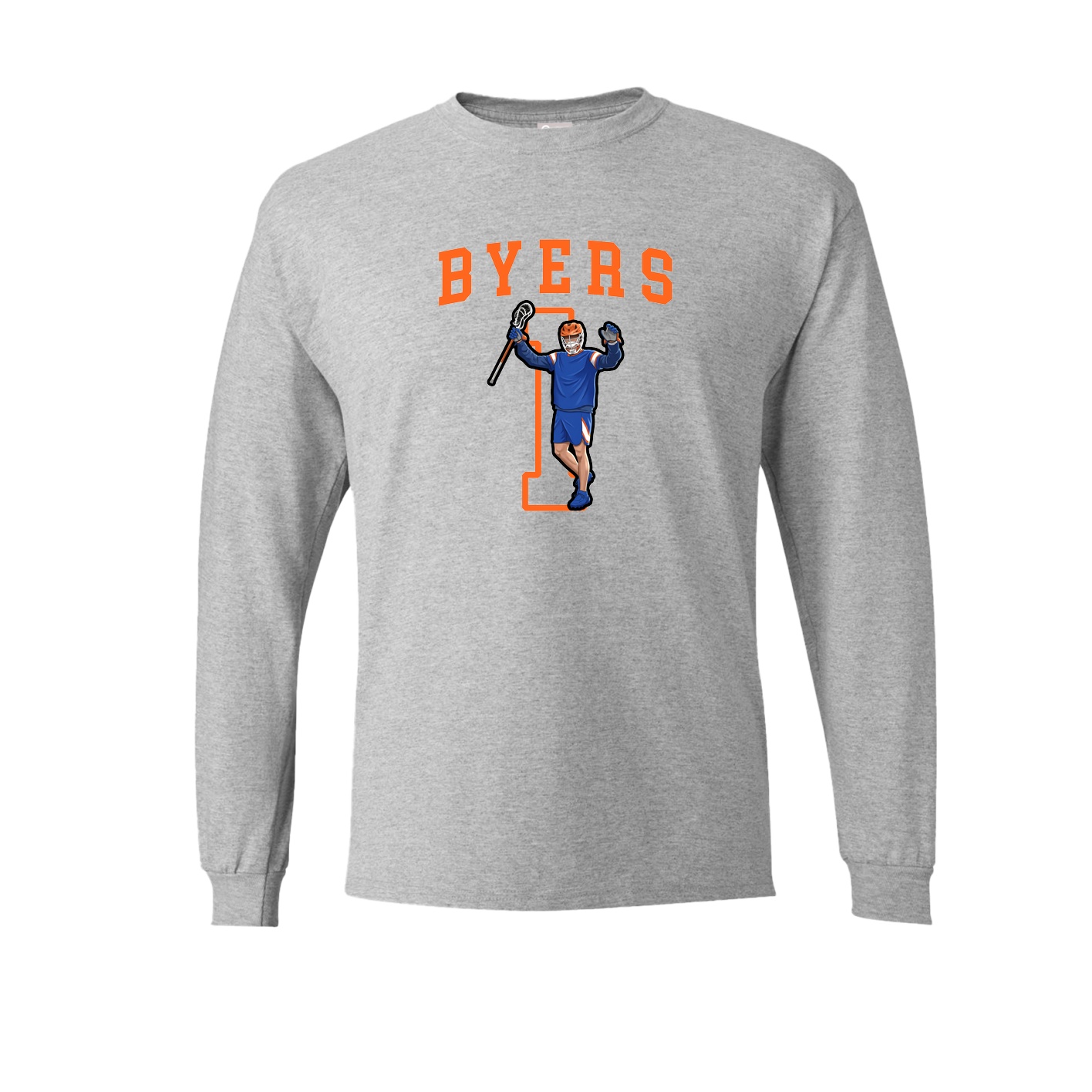 Long Sleeve Tee — Shirsey in Grey