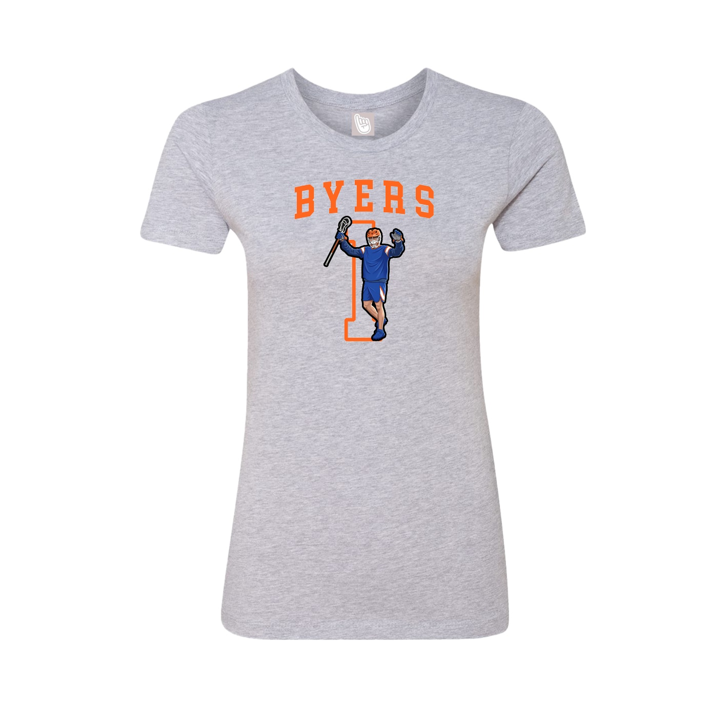 Fitted Women's Tee — Shirsey in Grey